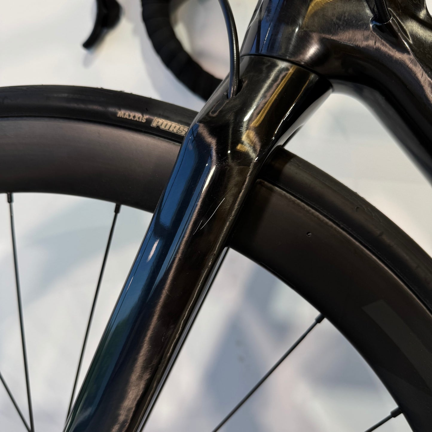 Angel Works Voss Record Black 51 (RD510006). Detalle Horquilla