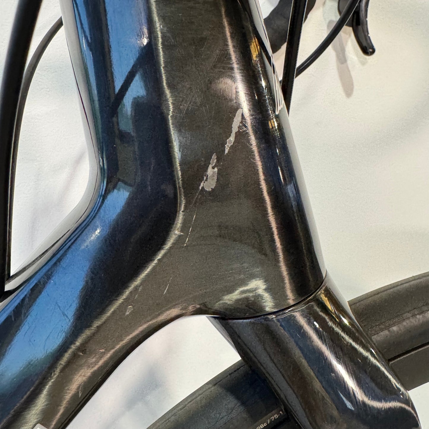 Angel Works Voss Record Black 58 (RD580004). Detalle pipa direccion