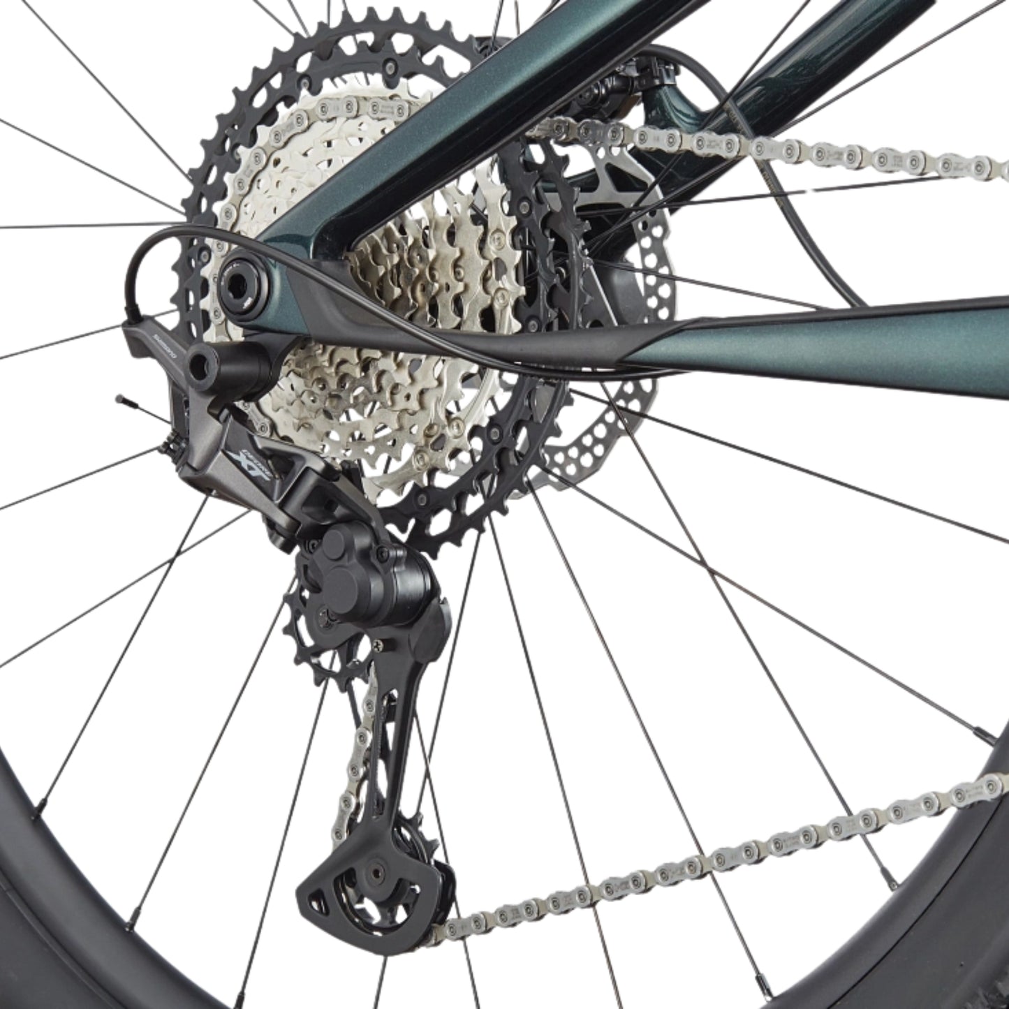 Bicicleta MTB Cannondale Scalpel Carbon 3 Gunmetal/Green