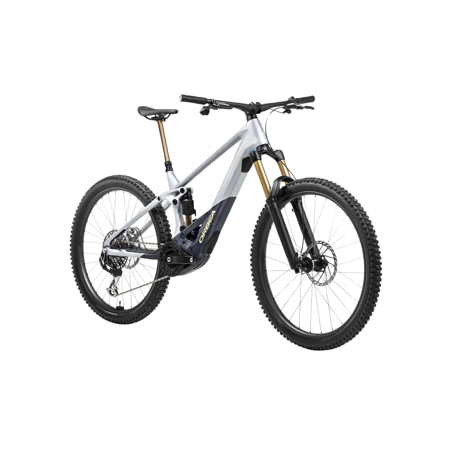 Bicicleta Orbea Wild M10 2024 Halo Silver-Tanzanite Carbon