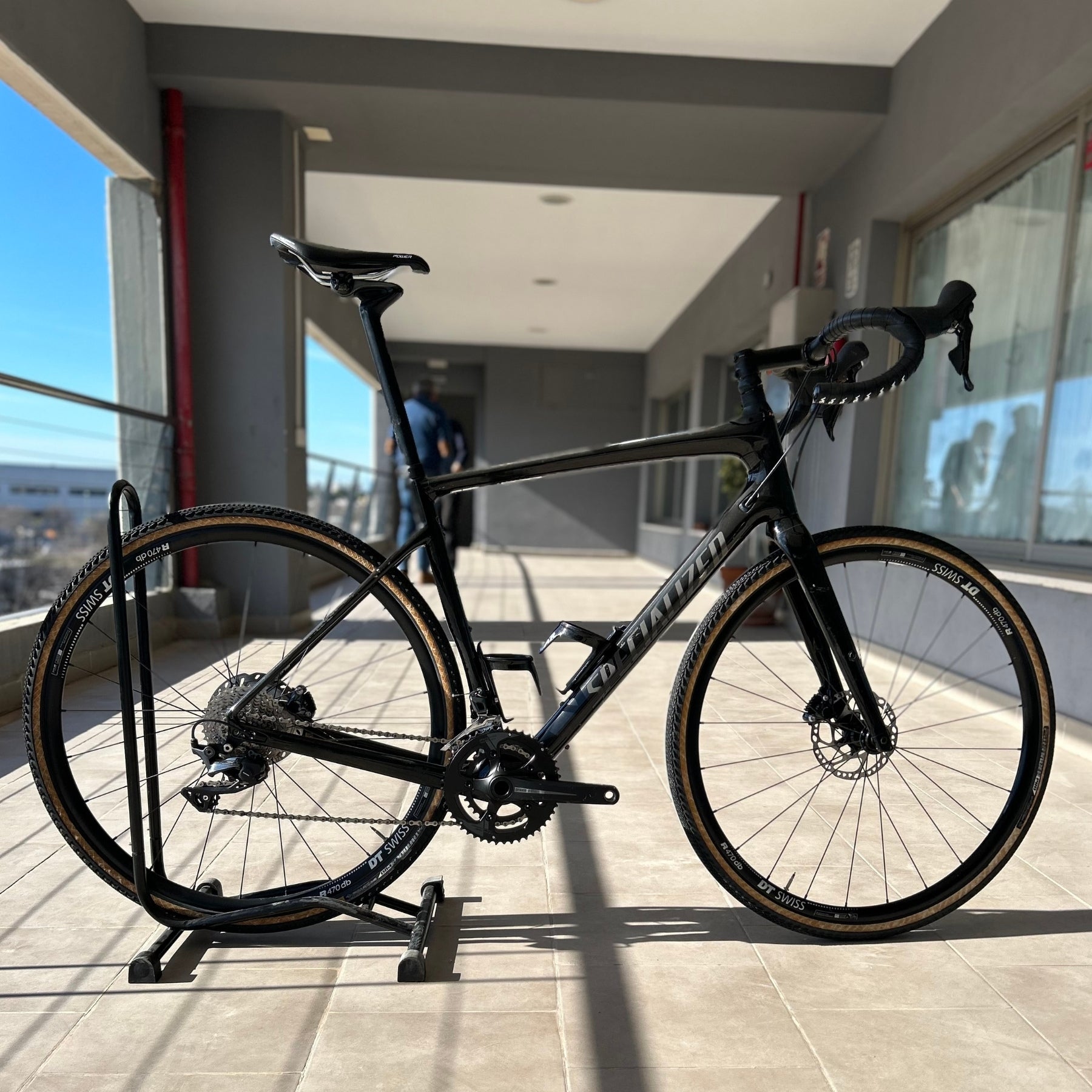 Bicicleta Specialized Diverge Comp Carbon Ocasión (Gloss-Gunmetal Reflective Clean)