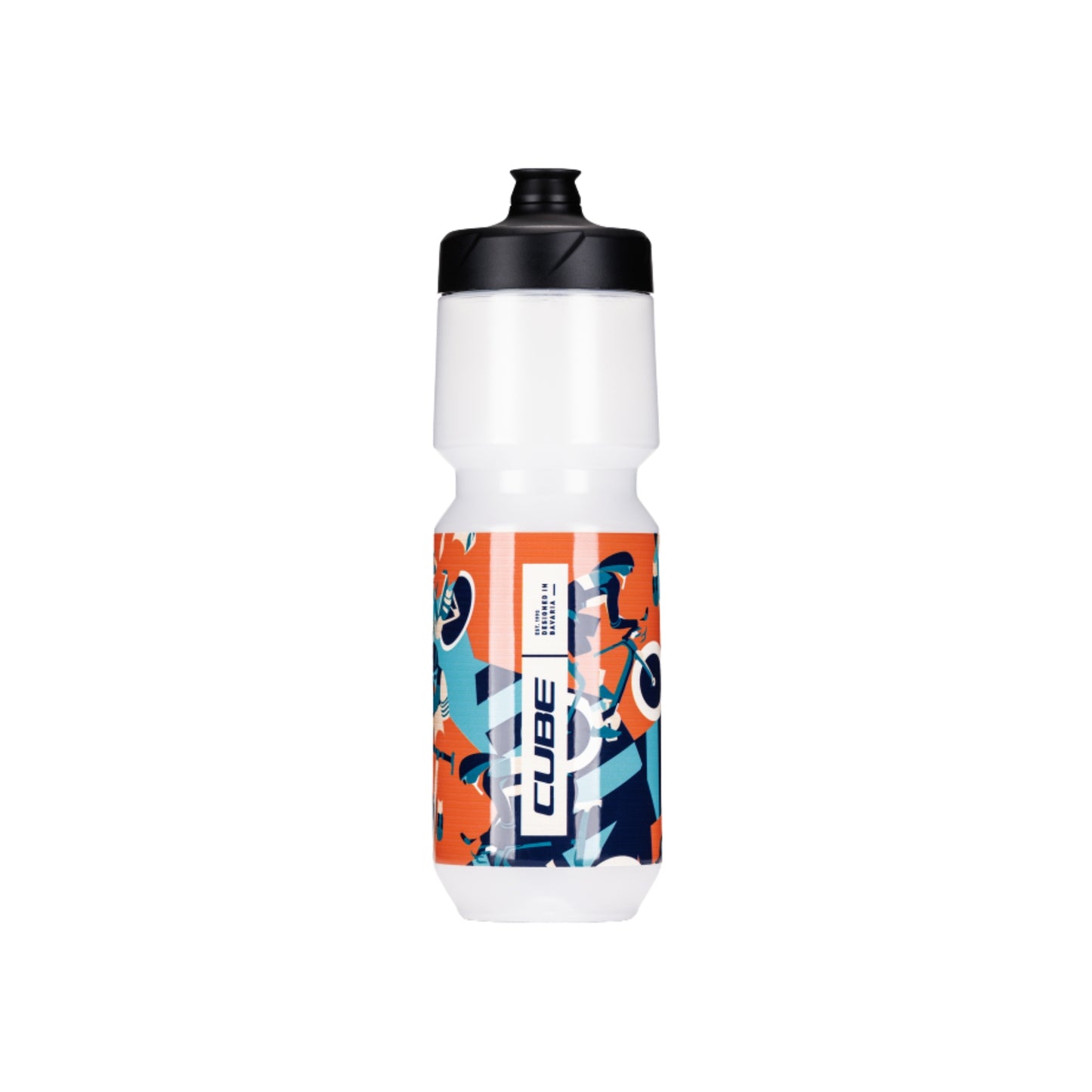Bidón Cube Flow 750 ml Blue Orange