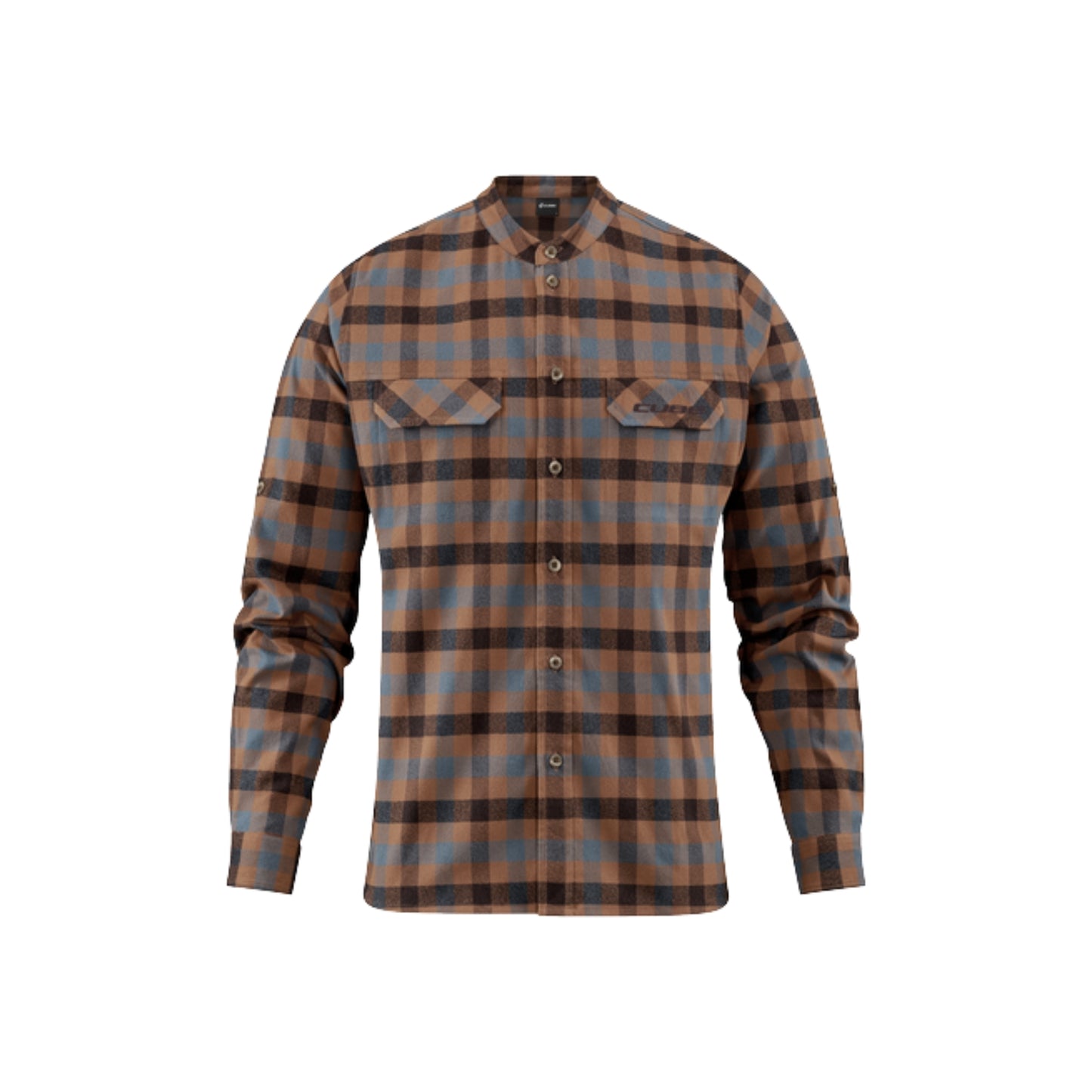 Camisa CUBE WORK De Manga Larga Brown Blue