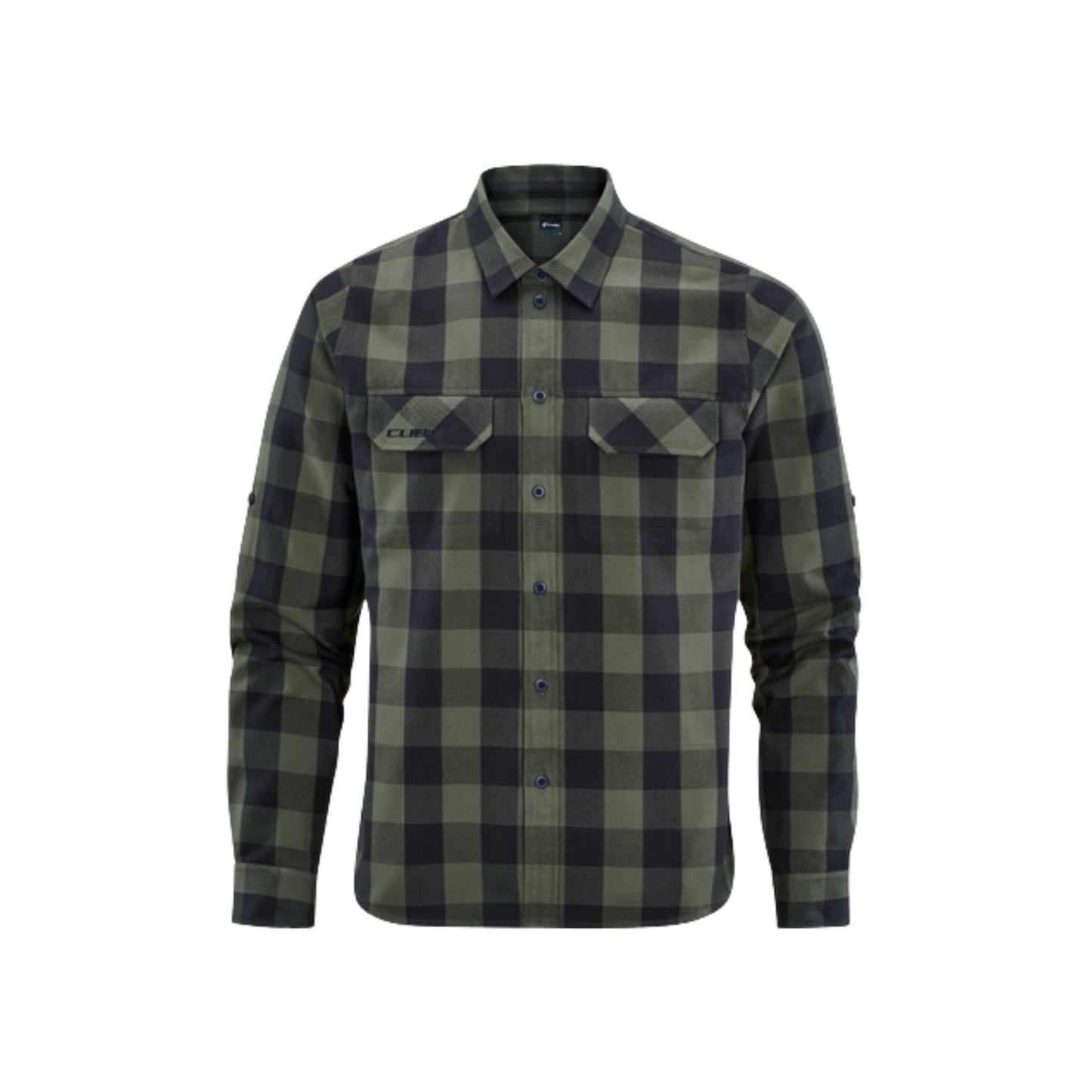 Camisa CUBE WORK De Manga Larga Olive Check