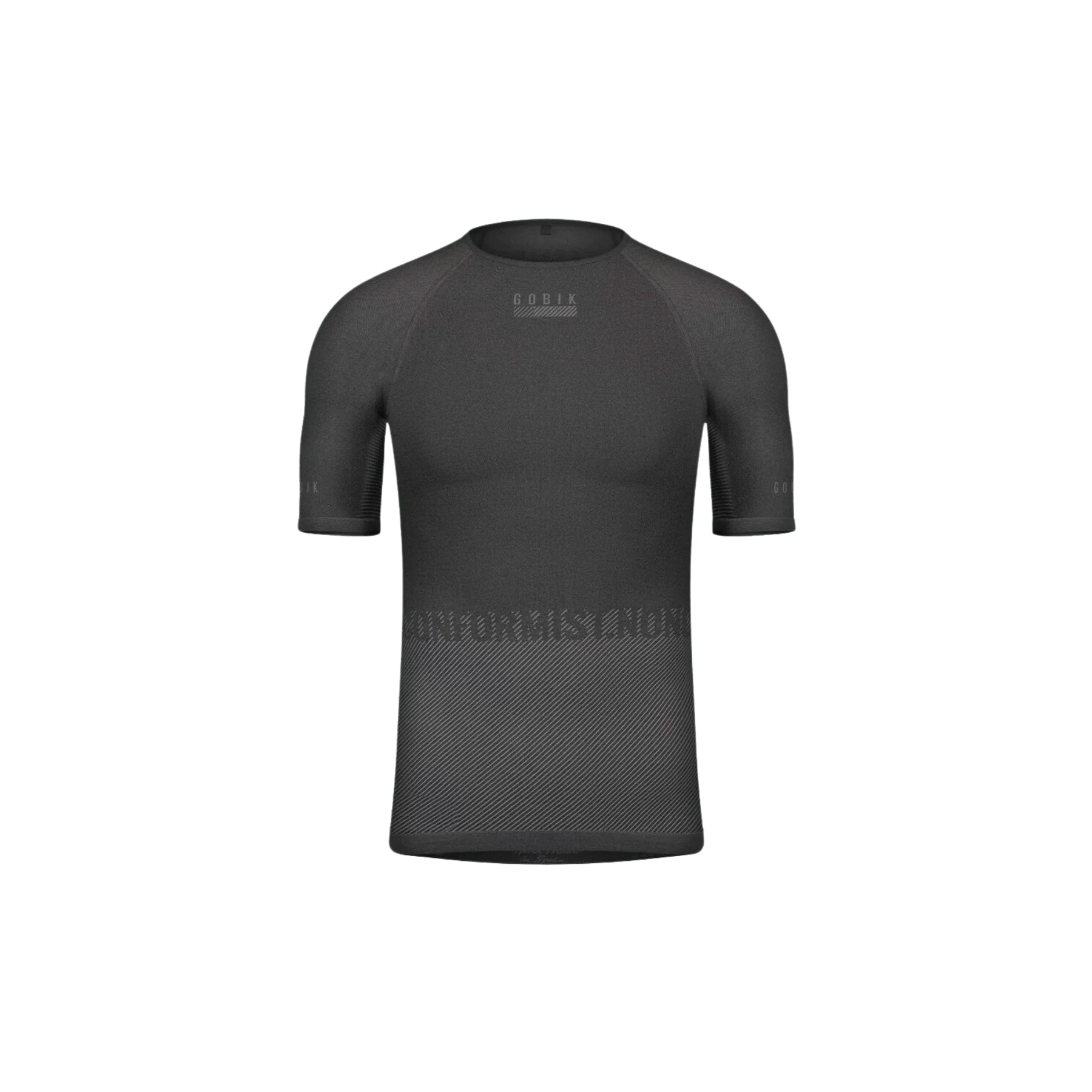 Camiseta Interior Manga Corta Gobik Limber Skin Hombre Basalt