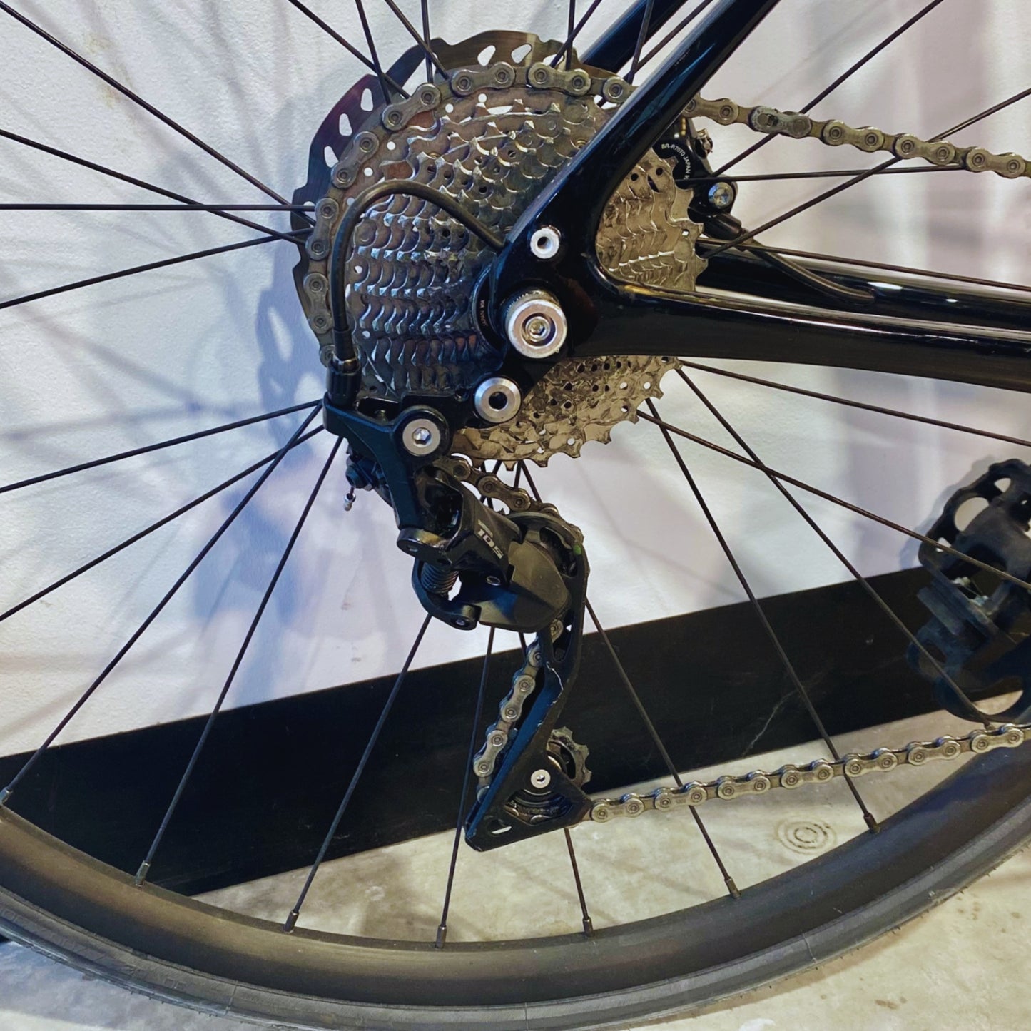 Cannondale Synapse Carbon 3 L Black Pearl 56 (TD02426). Detalle Desviador