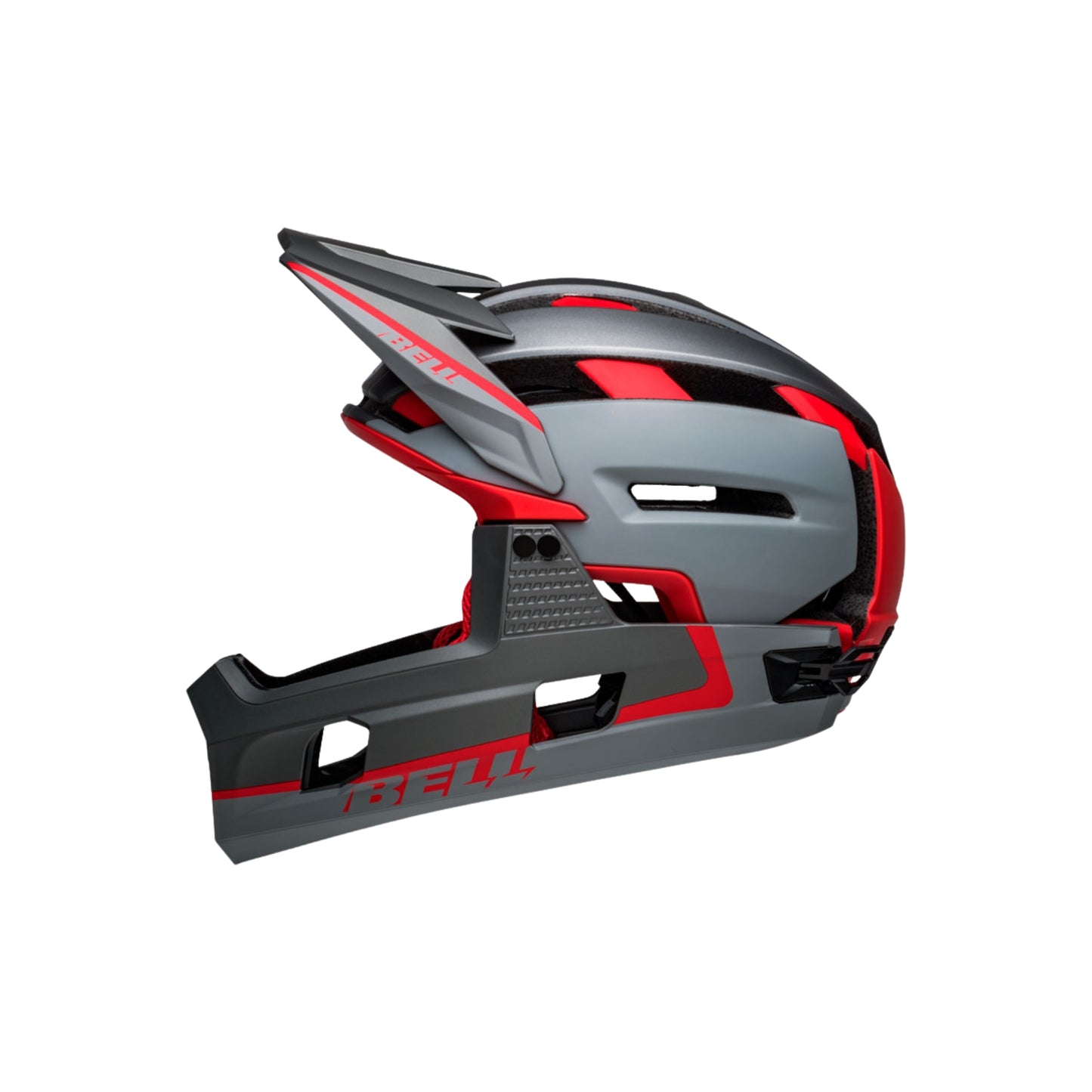 Casco Bell Super Air R Spherical Rojo/Gris Mate