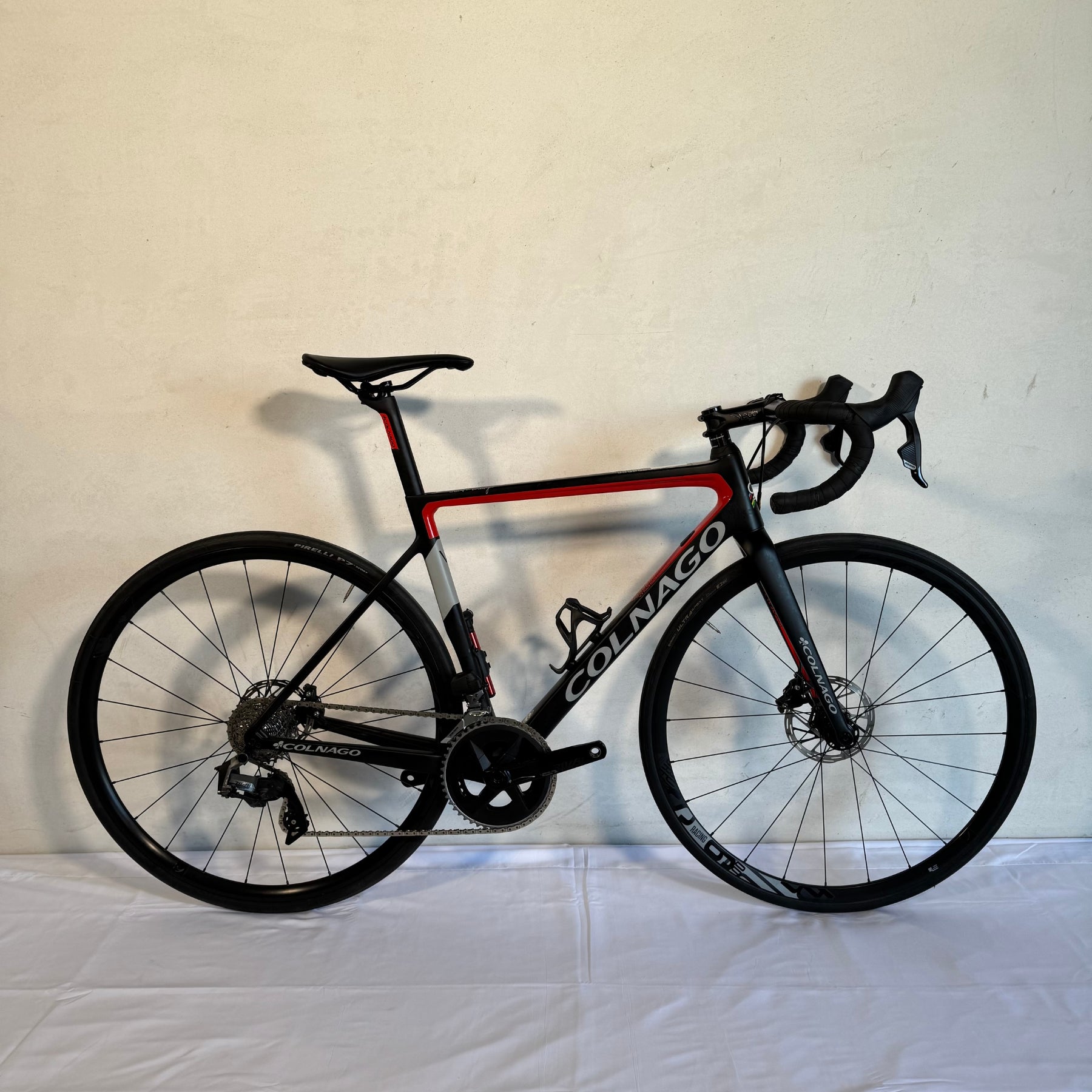 Road Bike Colnago V3rs 50s Colnago V3 Sram Rival AXS Black Red 50s