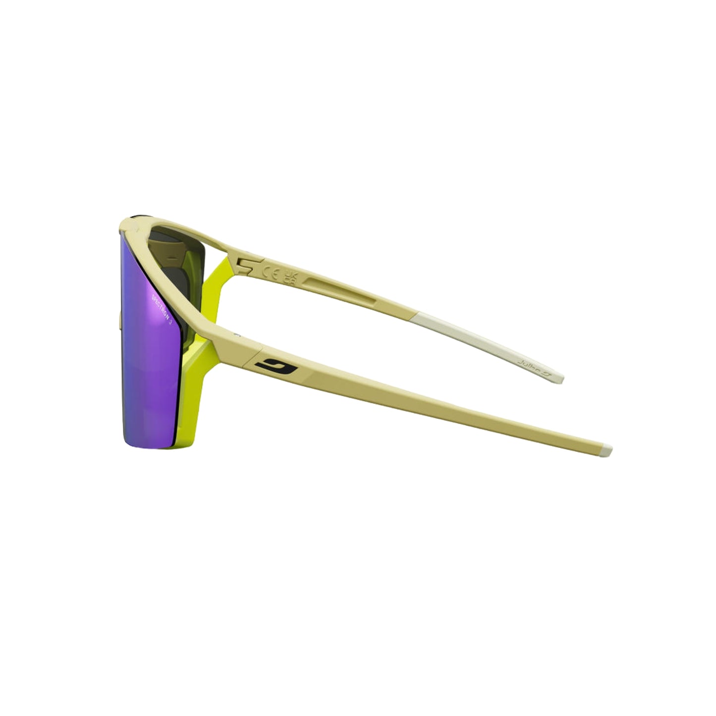 Gafas Julbo Edge Spectron Mate - Marrón Claro Mate / Amarillo Flúor