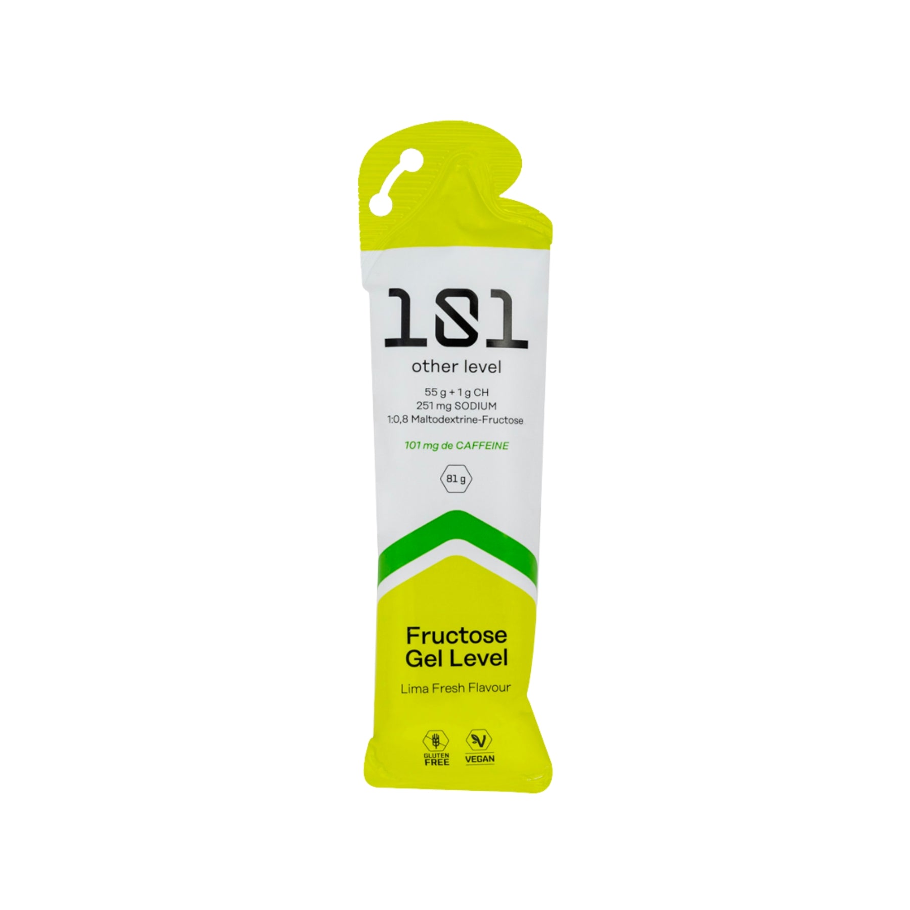 Gel Energético 101 Fructose Gel Level 81g Lima