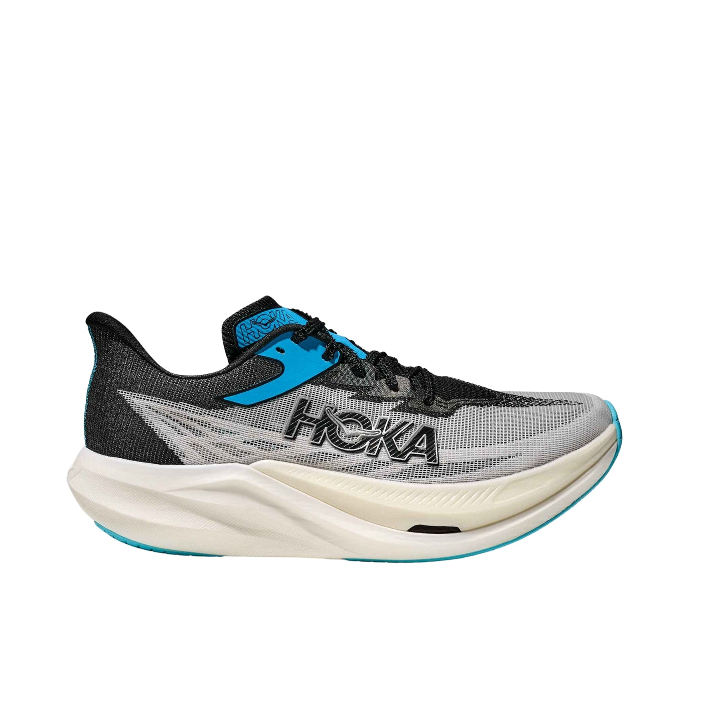Zapatillas Hoka U Rocket X 3 White - Black WBLC