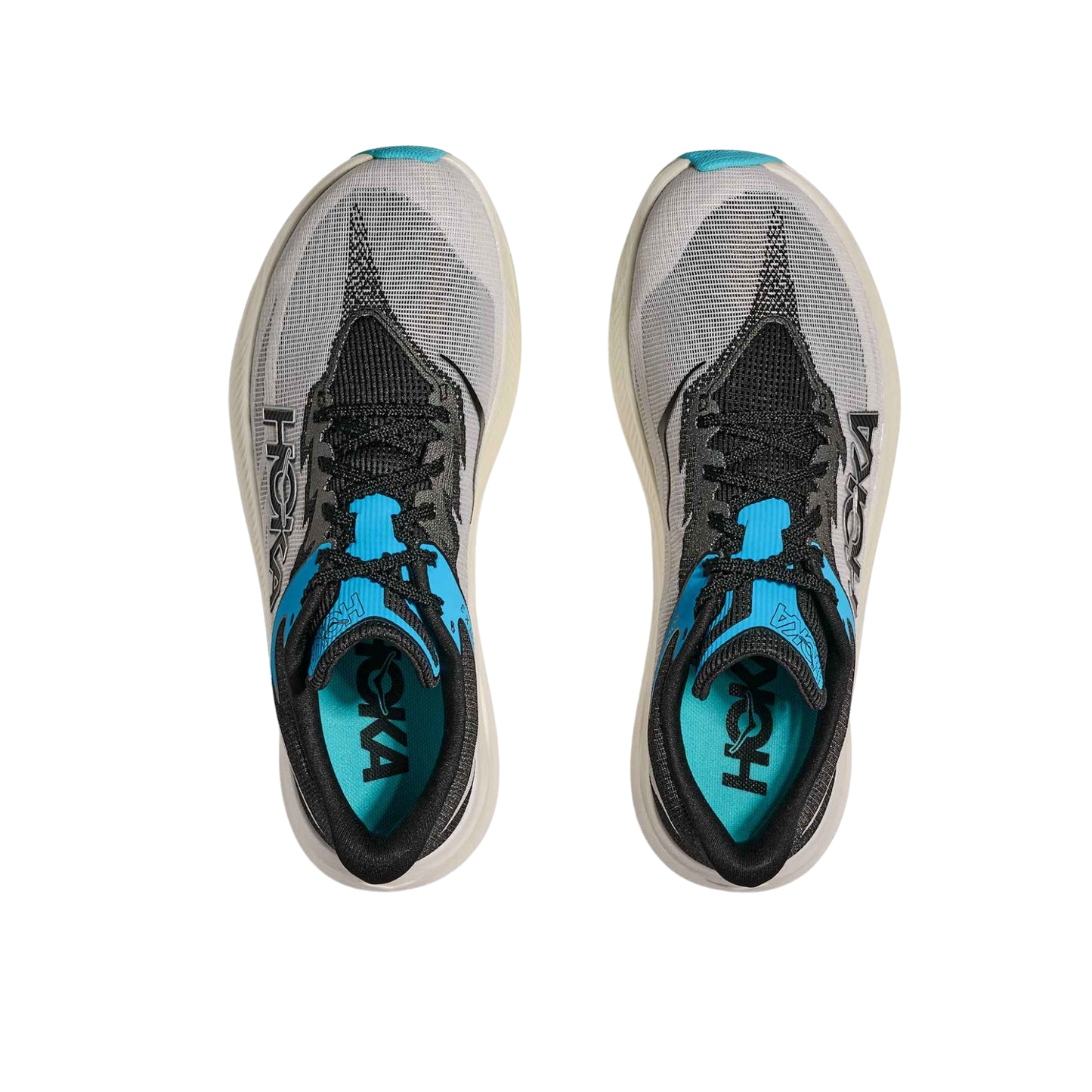 Zapatillas Hoka U Rocket X 3 White - Black WBLC