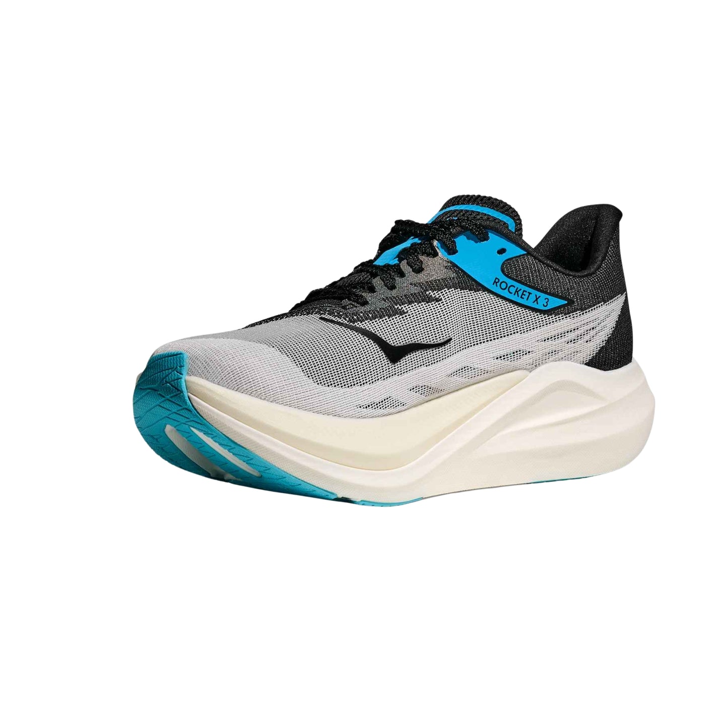 Zapatillas Hoka U Rocket X 3 White - Black WBLC
