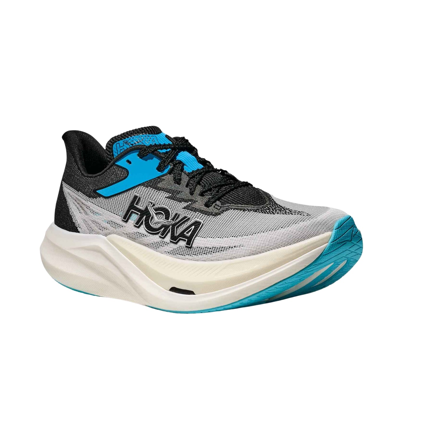 Zapatillas Hoka U Rocket X 3 White - Black WBLC