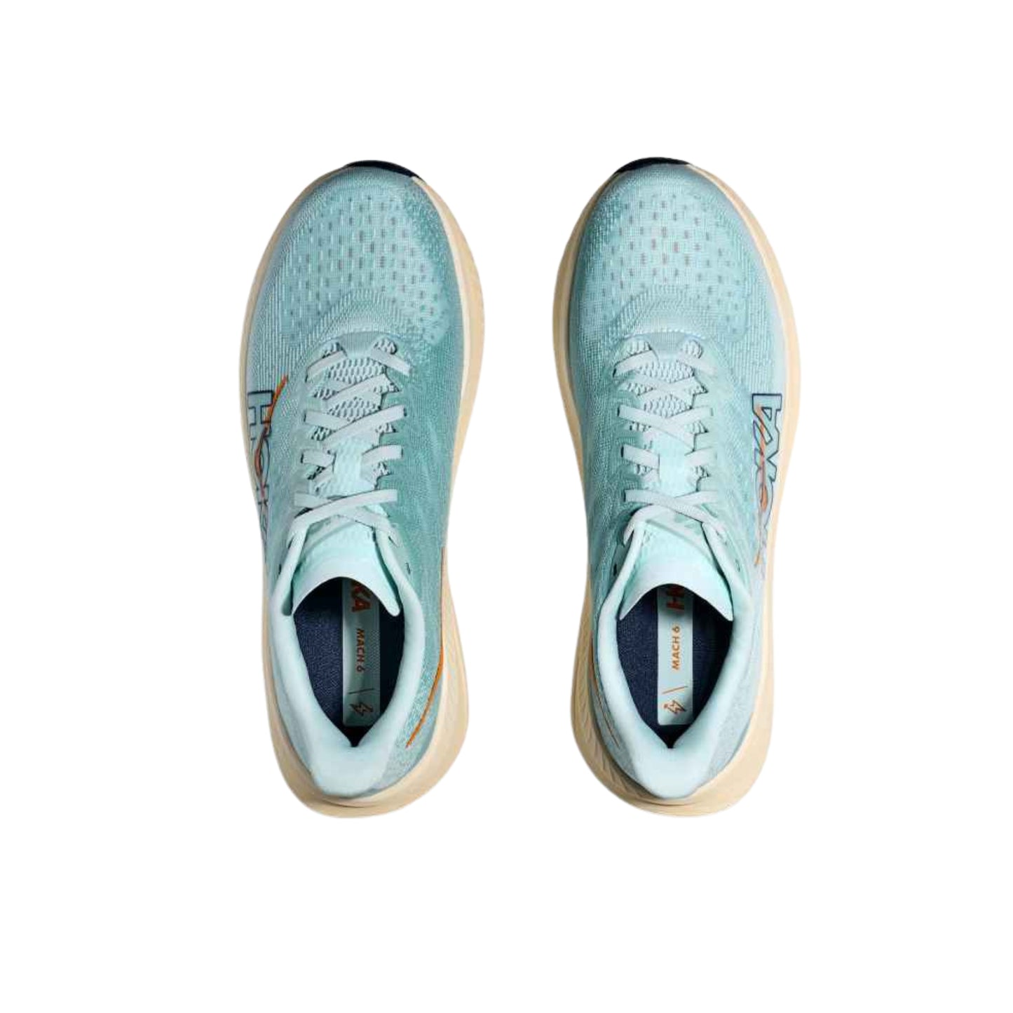Zapatillas Hoka Mach 6 Clear Sea - Truffle Salt CLRSS
