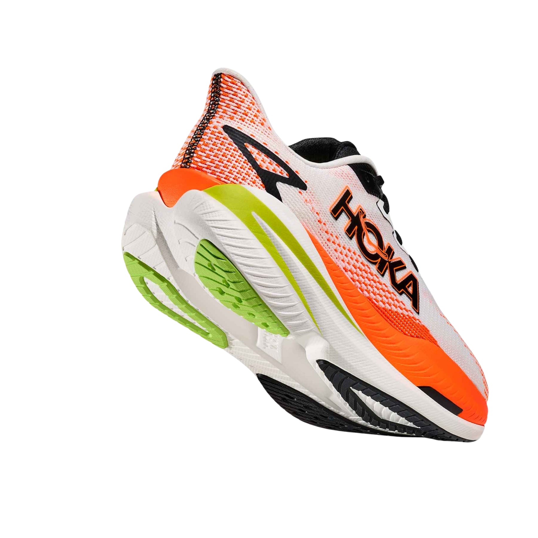 Zapatillas Hoka Mach X 3  White / Neon Tangerine WNG