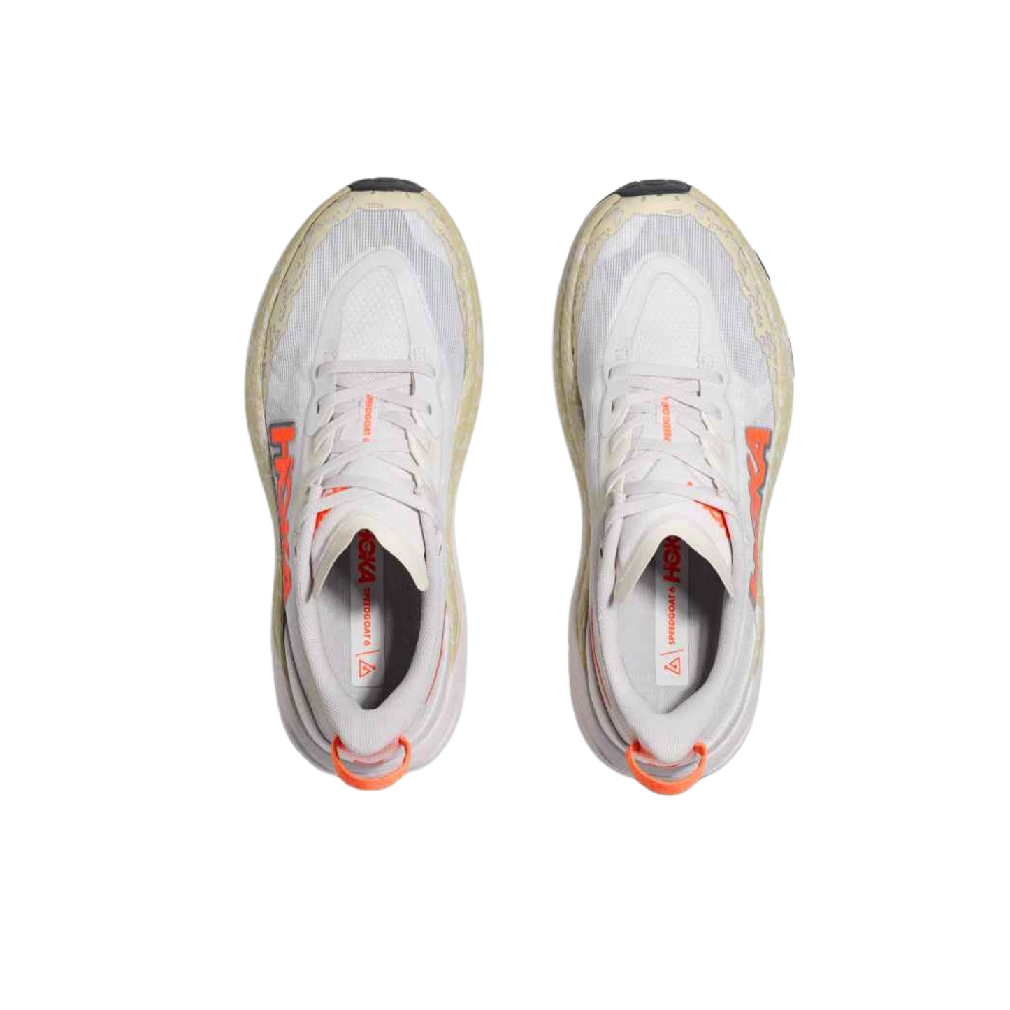 Zapatillas Hoka Speedgoat 6 W White - Neon Tangerine WNG