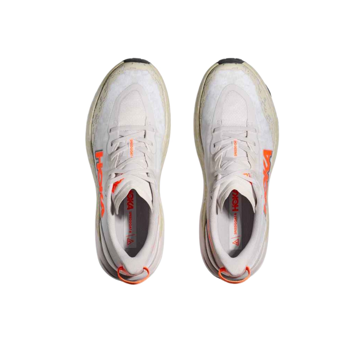 Zapatillas Hoka Speedgoat 6 White-Neon Tangerine WNG