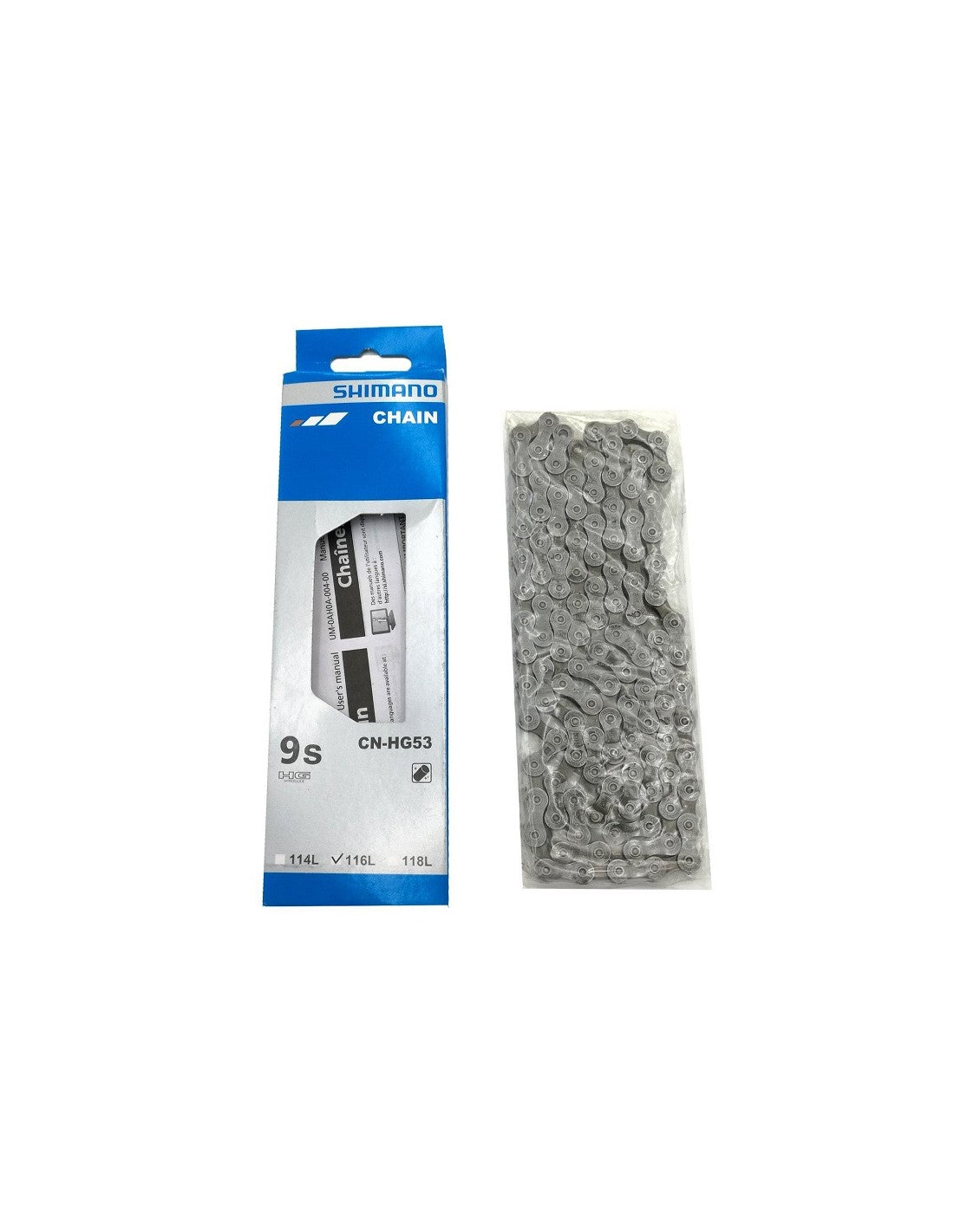 Cadena Shimano 116 Eslabones Cn-Hg53 9-Velocidades