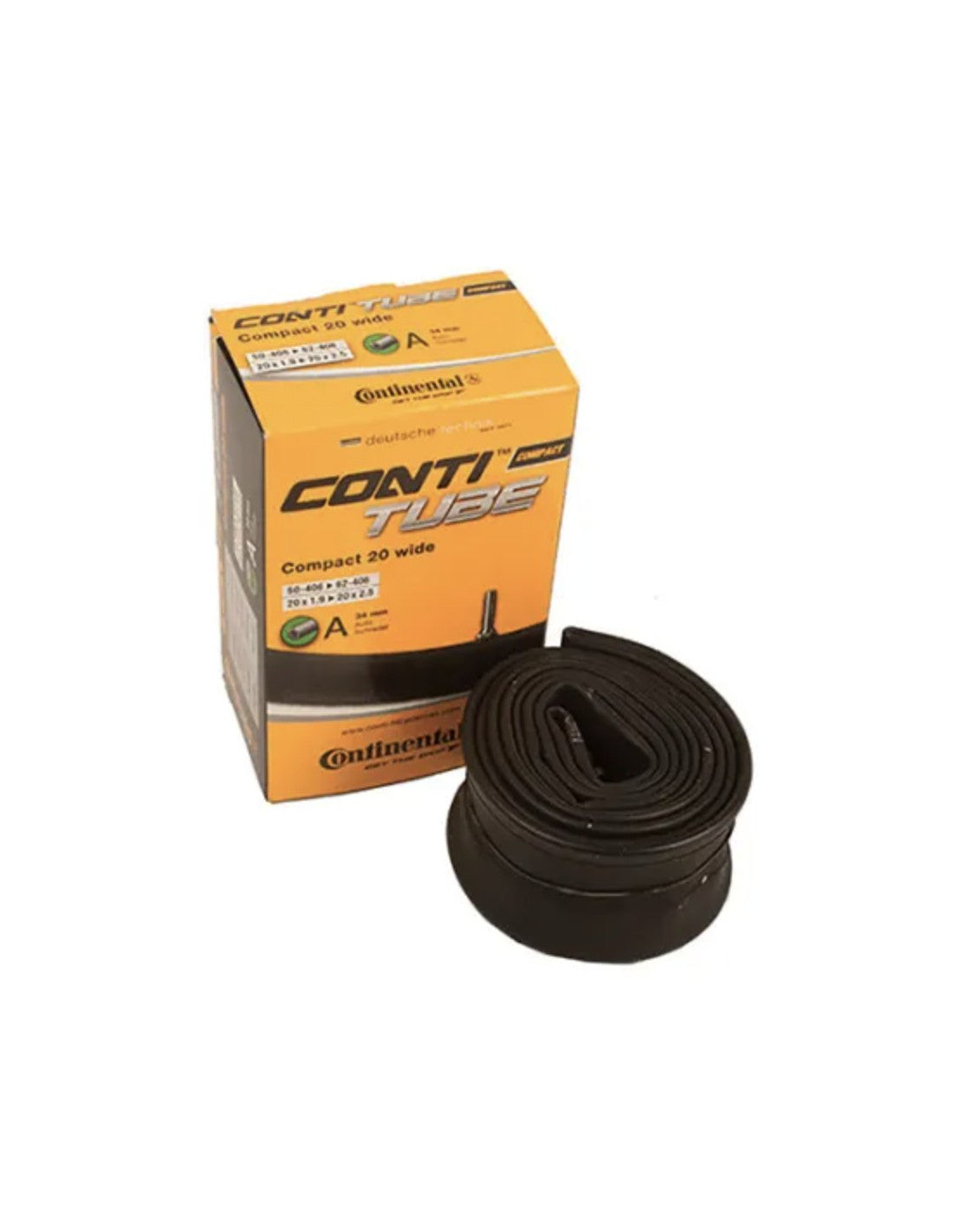 Camara Continental 20x1.90-2.50 Schrader 34 Mm