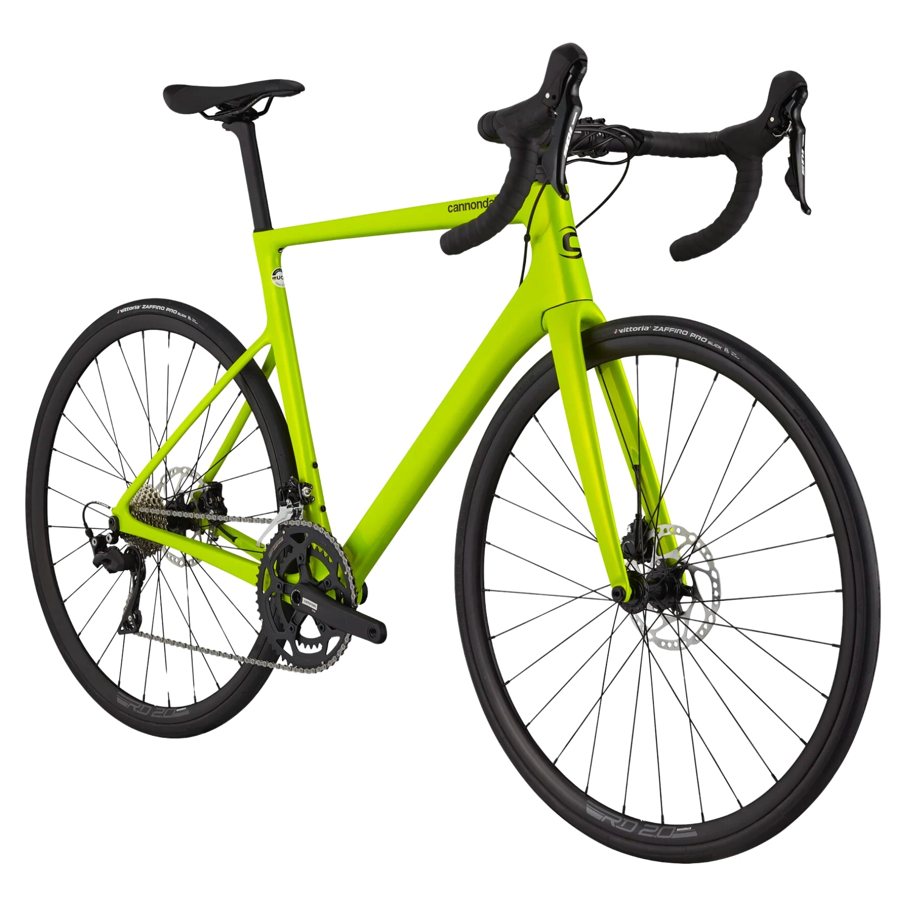 Bicicleta Cannondale Supersix Evo Carbon Disc 105 Bio Lime
