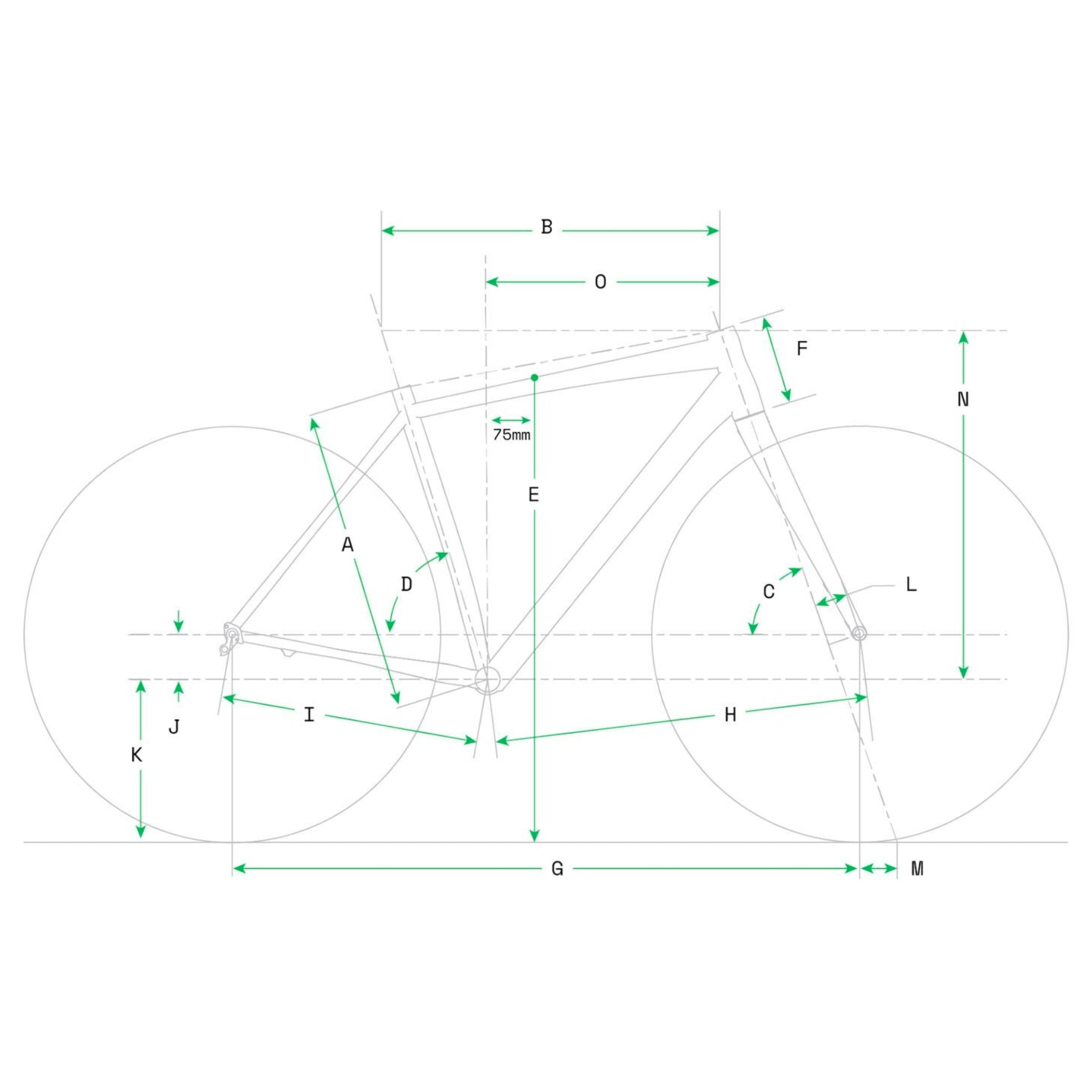 Bicicleta Cannondale Topstone 0 Geometry