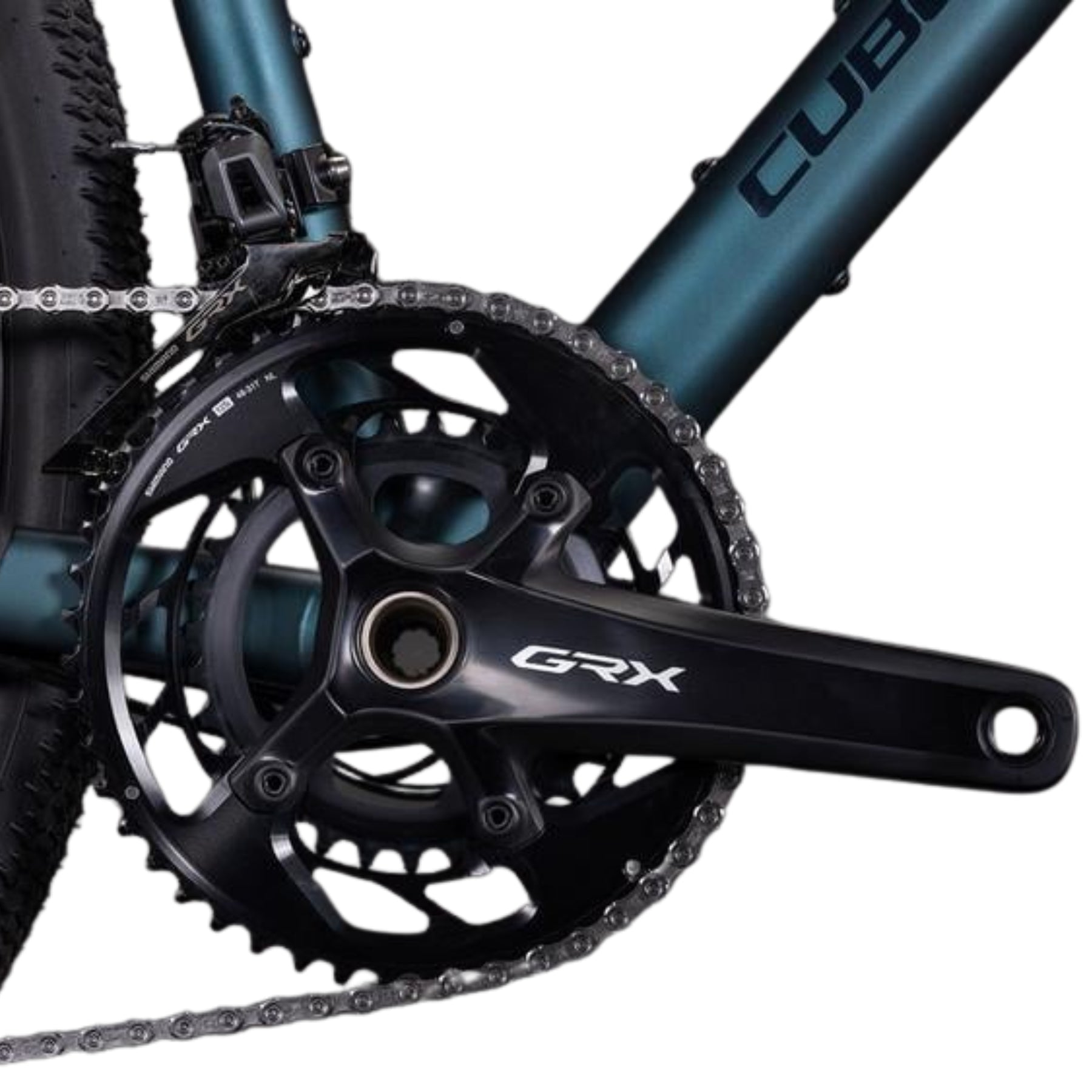 Bicicleta Cube Nuroad Race Royalgreen and black