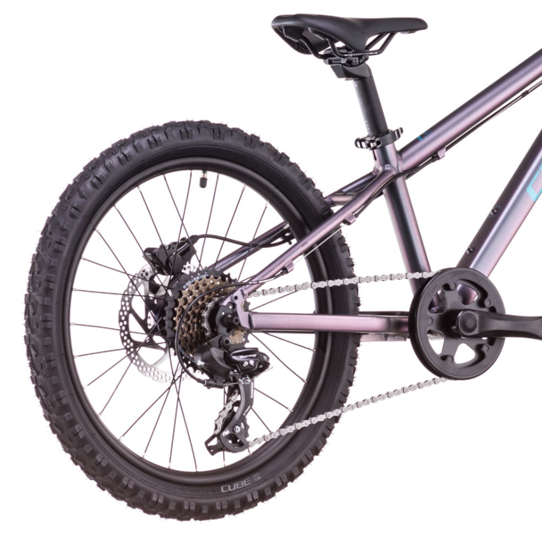 Bicicleta Niño Cube Acid 200 Disc (Galactic´n´Cyan)