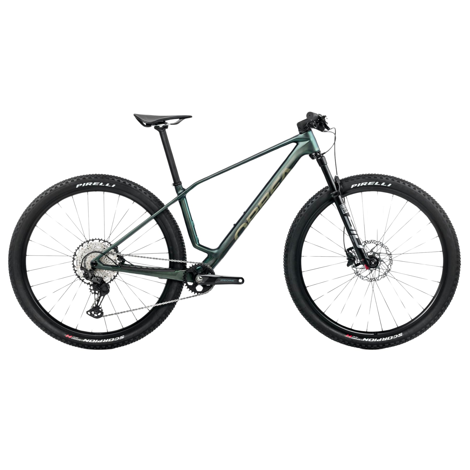 Bicicleta Orbea Alma M30 2025 Seaweed Carbon View