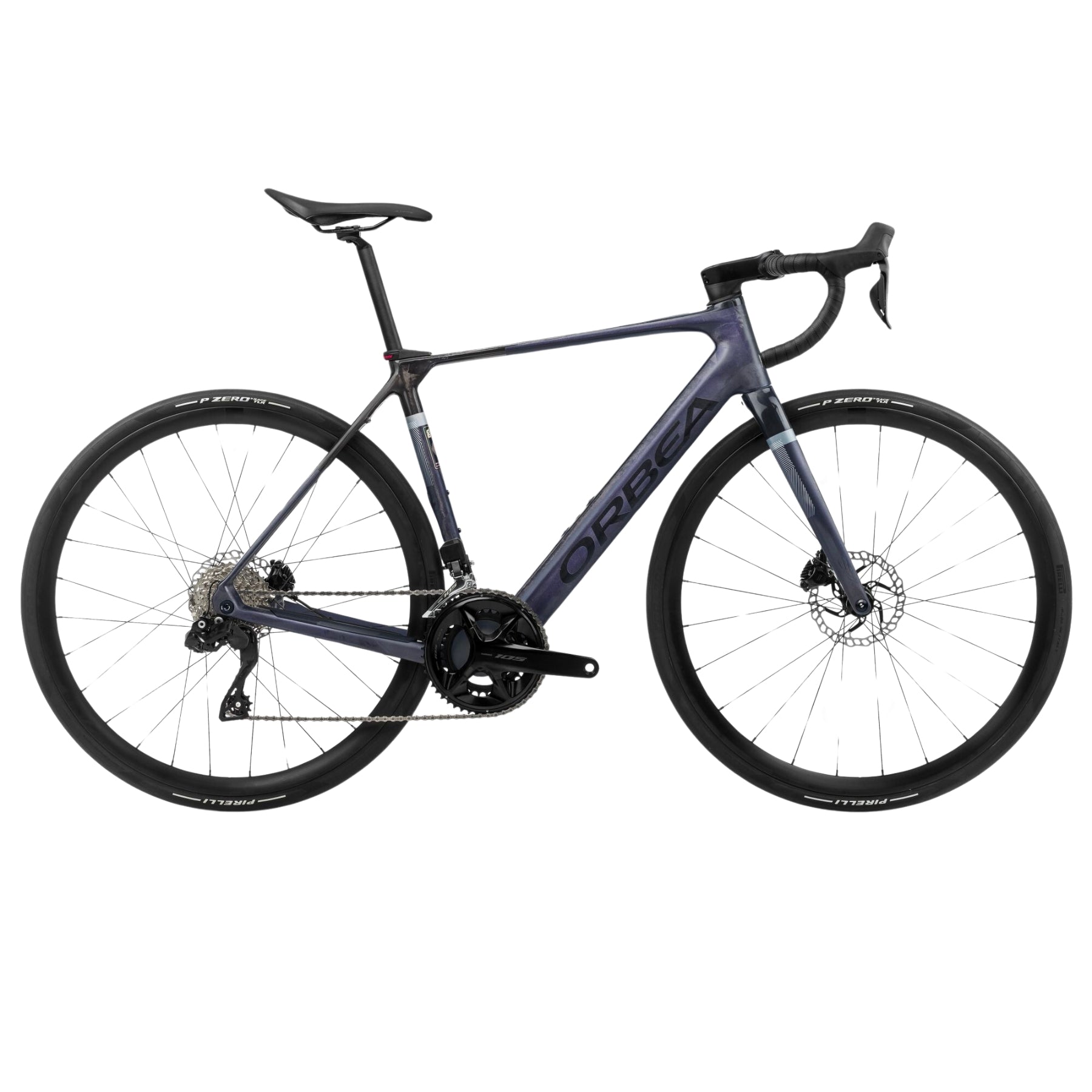 Bicicleta Orbea Gain M30i 2024 Tanzanite Carbon View