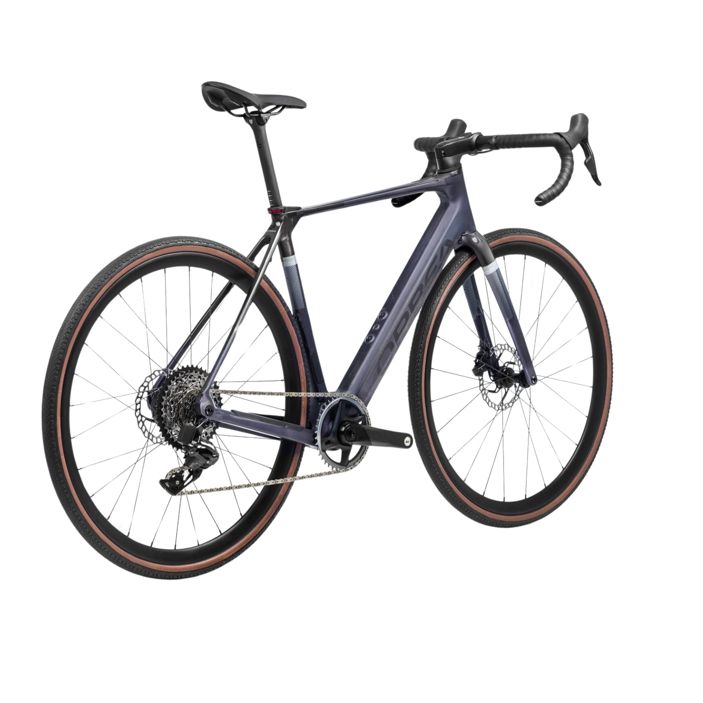 Bicicleta Orbea Gain M30i 2024 Tanzanite Carbon View (Matt)-Carbon Raw