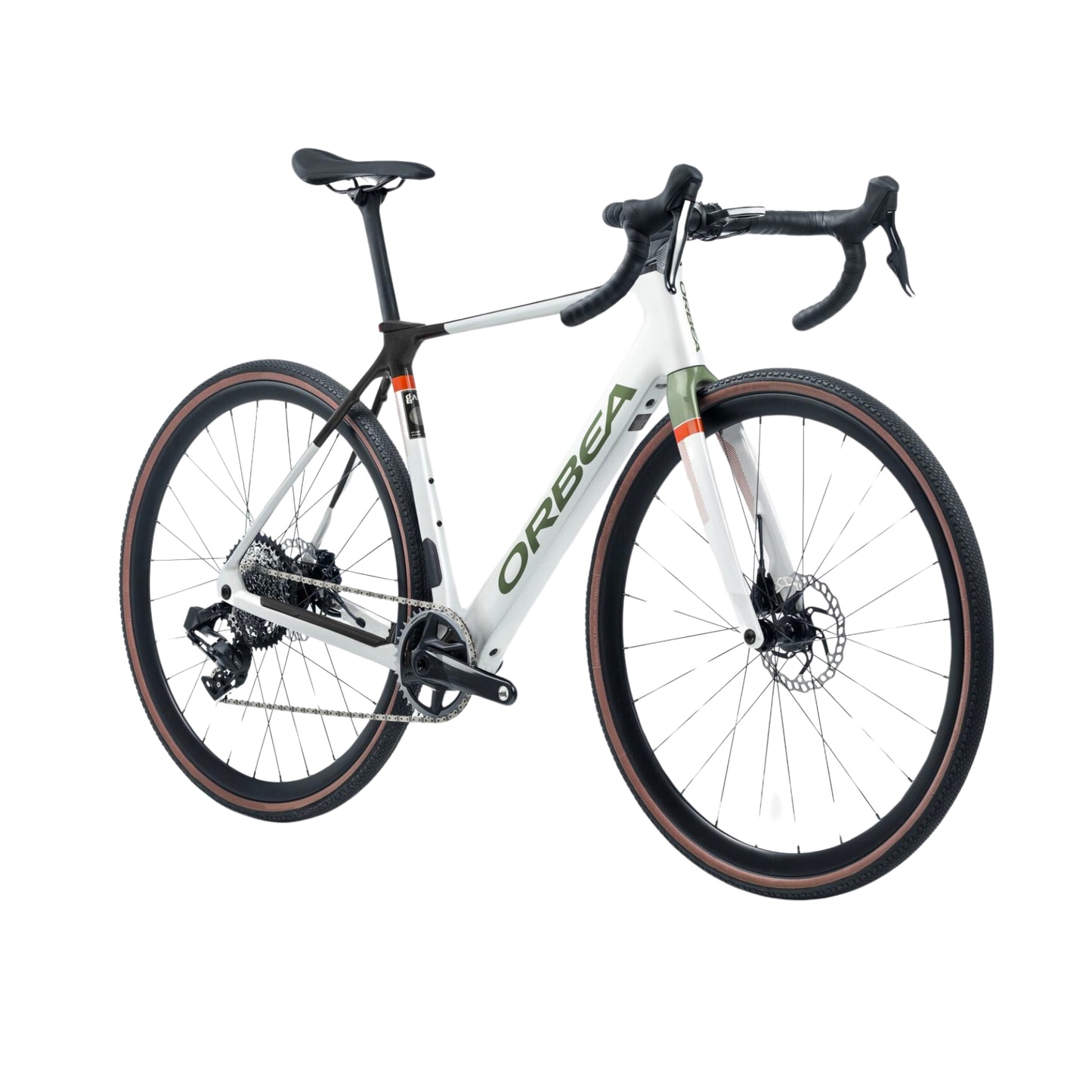 Bicicleta Orbea Gain M30i 2024 White Chic-Metallic Green