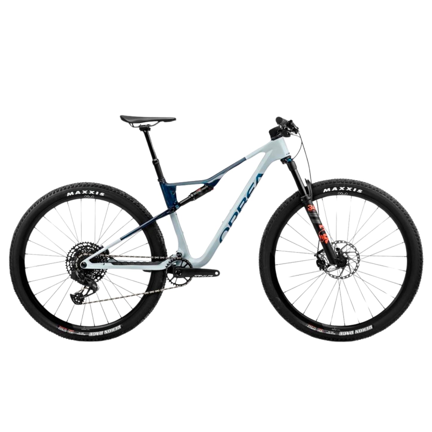 Bicicleta Orbea Oiz M11 Axs Halo Silver-Blue Carbon