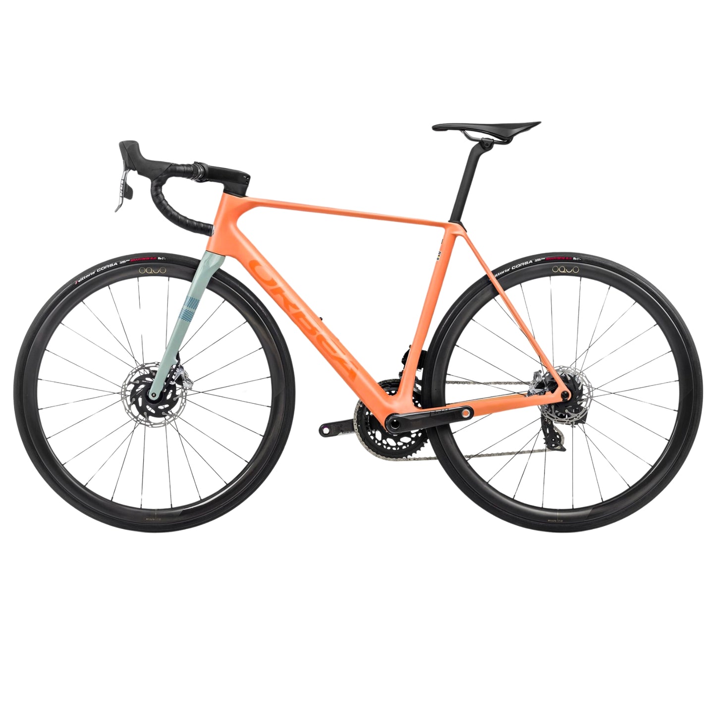 Bicicleta Orbea Orca M11eLTD PWR Orange Cloud (Matt)-Stone Blue (Matt-Gloss)