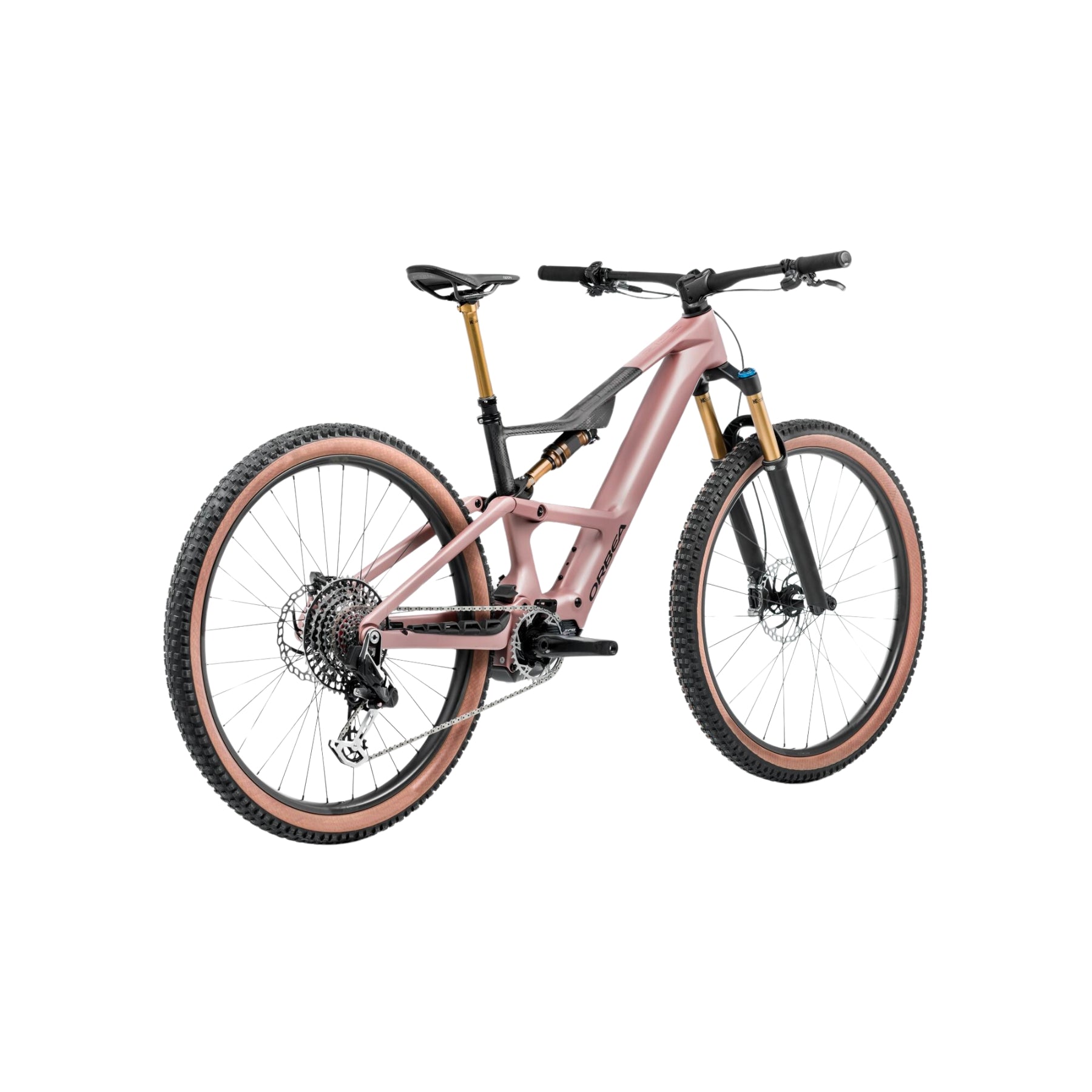 Bicicleta Orbea Rise SL M10 - 630Wh Desert Rose-Carbon Raw (Matt)