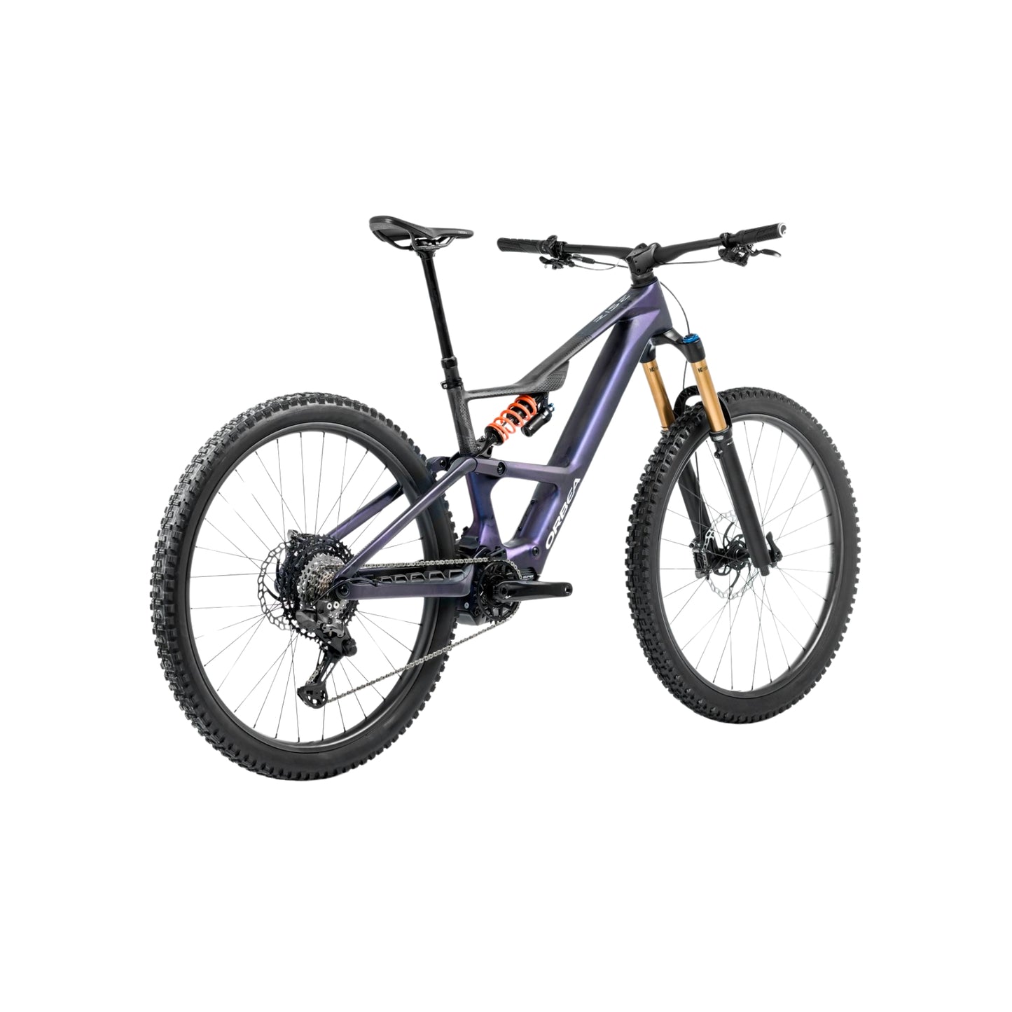 Bicicleta Orbea Rise SL M10 - 630Wh Tanzanite Carbon View-Carbon Raw