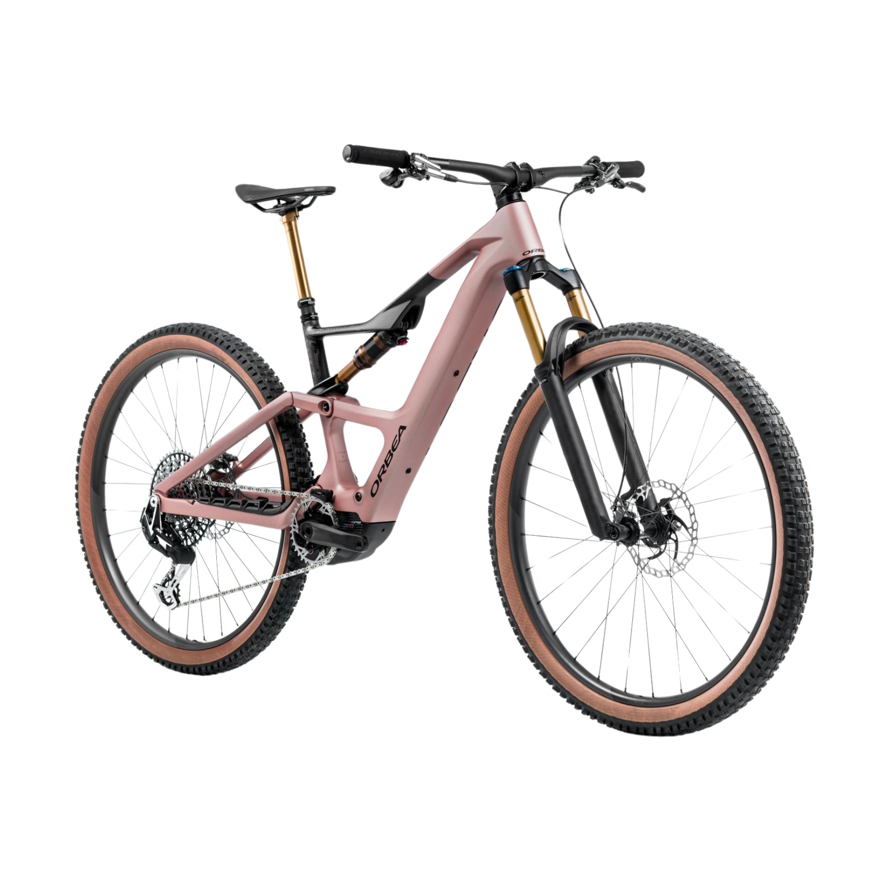 Bicicleta Orbea Rise SL M20 2025 Desert Rose-Carbon