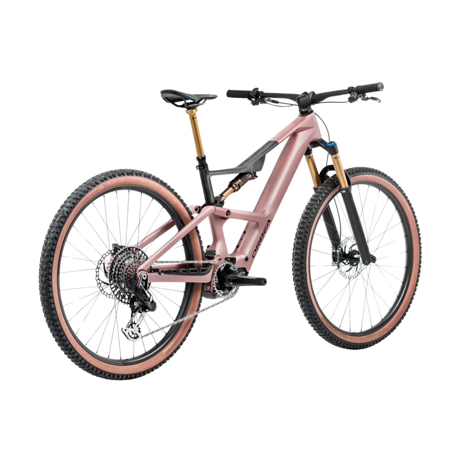 Bicicleta Orbea Rise SL M20 2025 Desert Rose-Carbon Raw