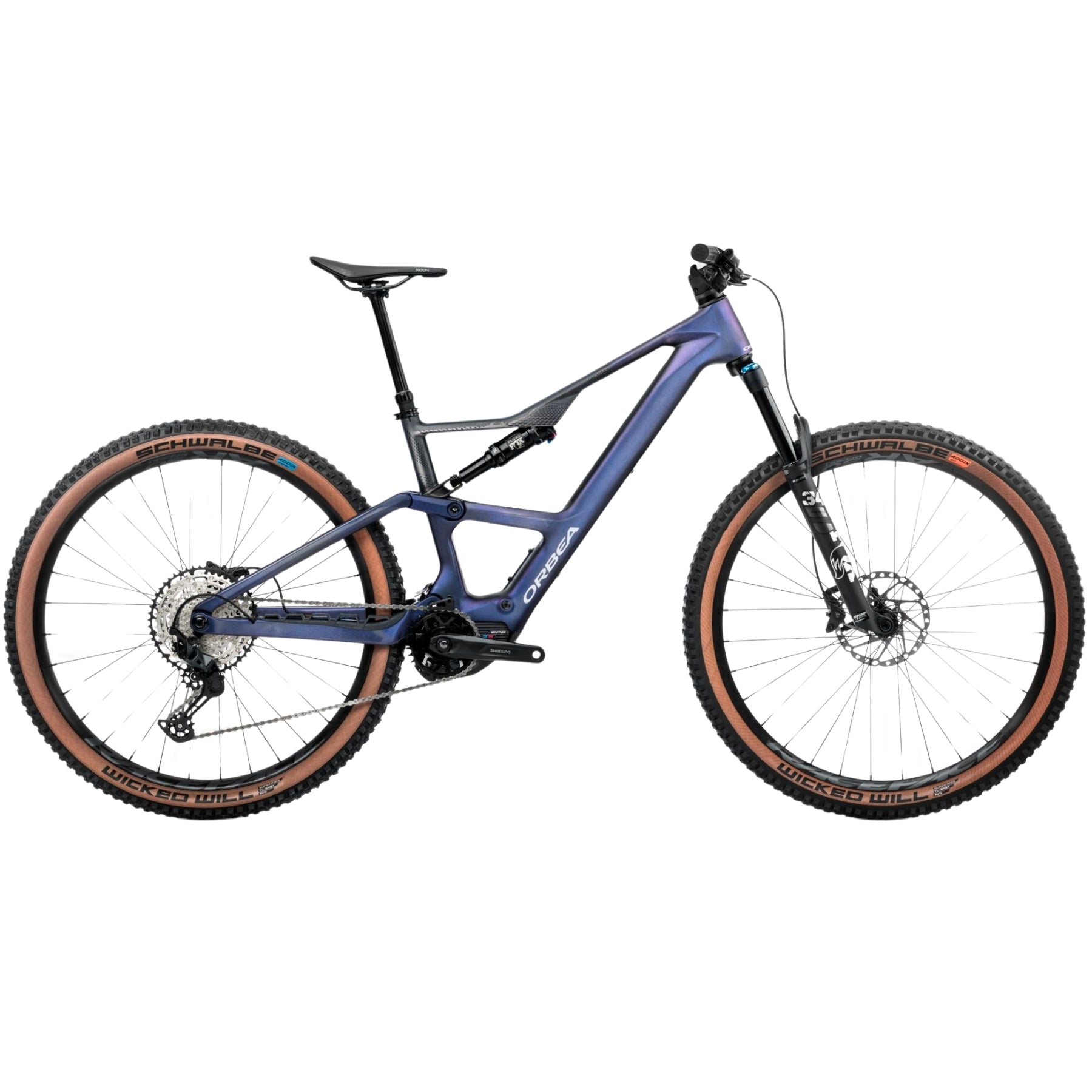Bicicleta Orbea Rise SL M20 2025 Tanzanite Carbon View