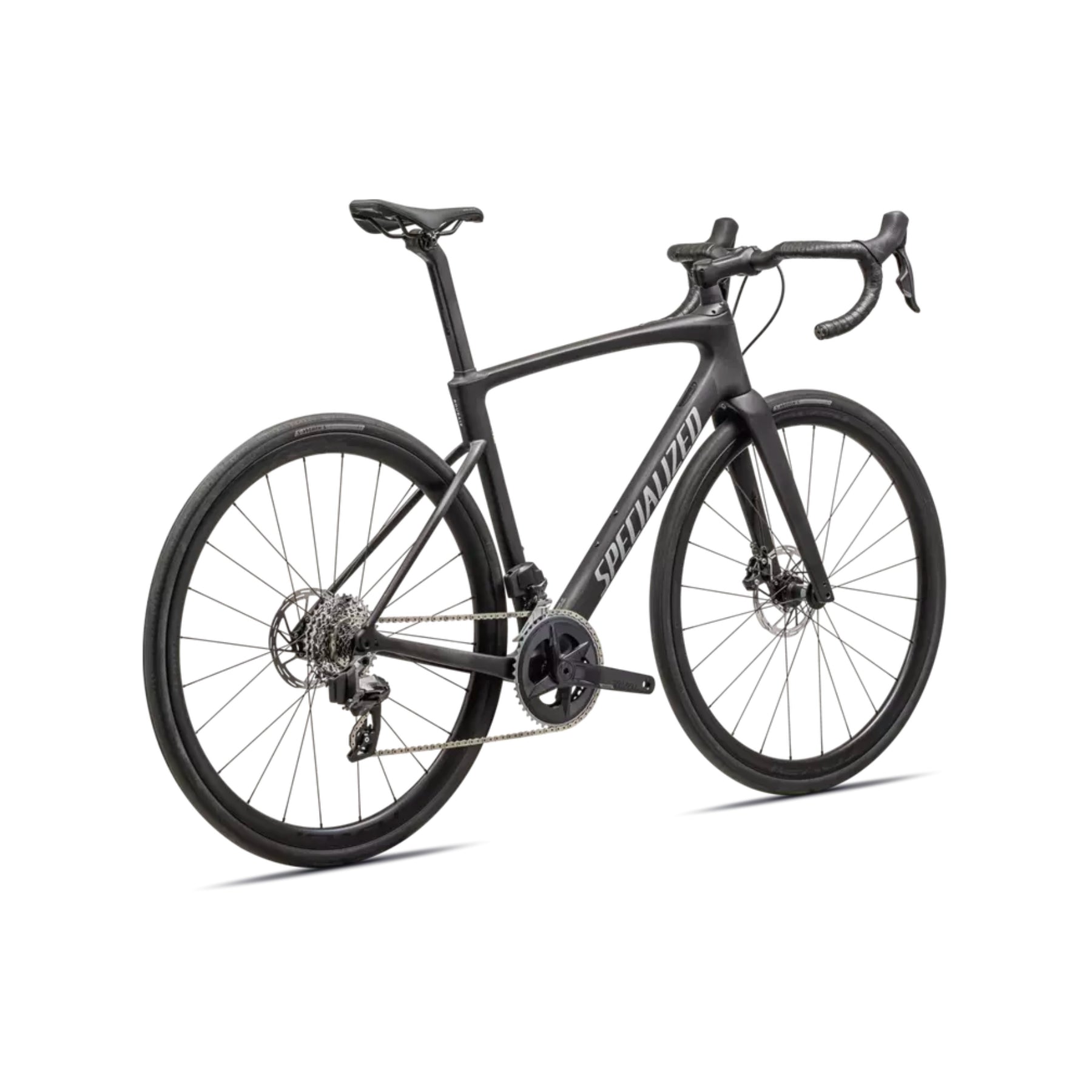 Bicicleta Specialized Roubaix SL8 Expert Satin Carbon-Liquid Silver