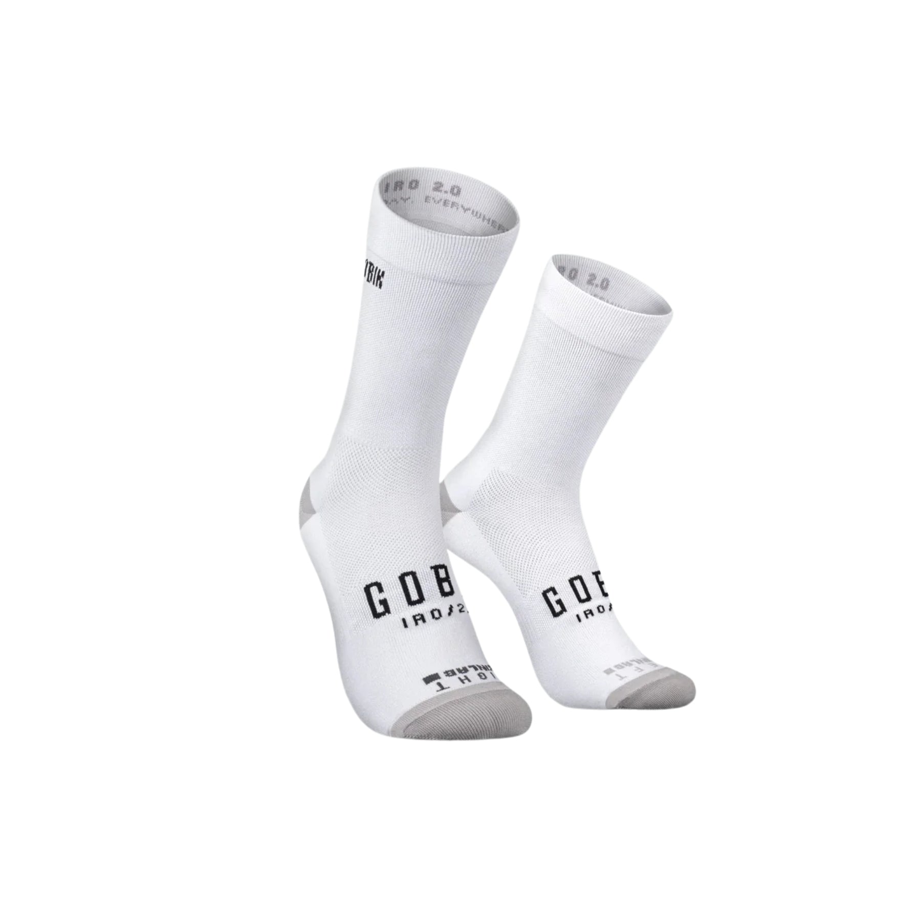 Calcetines Gobik Iro 2.0 Unisex White Logo