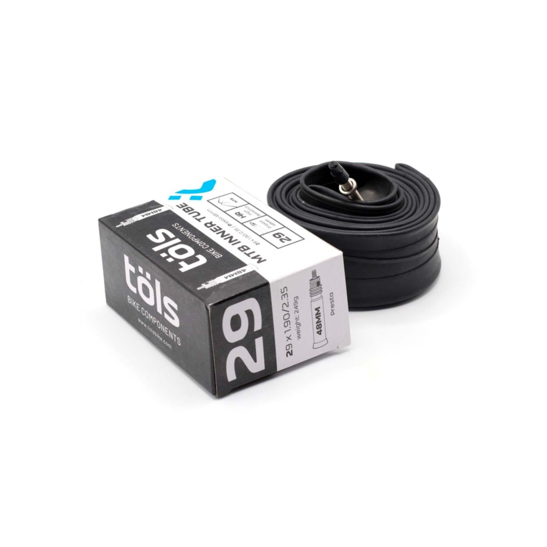 Cámara Töls MTB Inner Tube 29X2.125 Presta 48mm