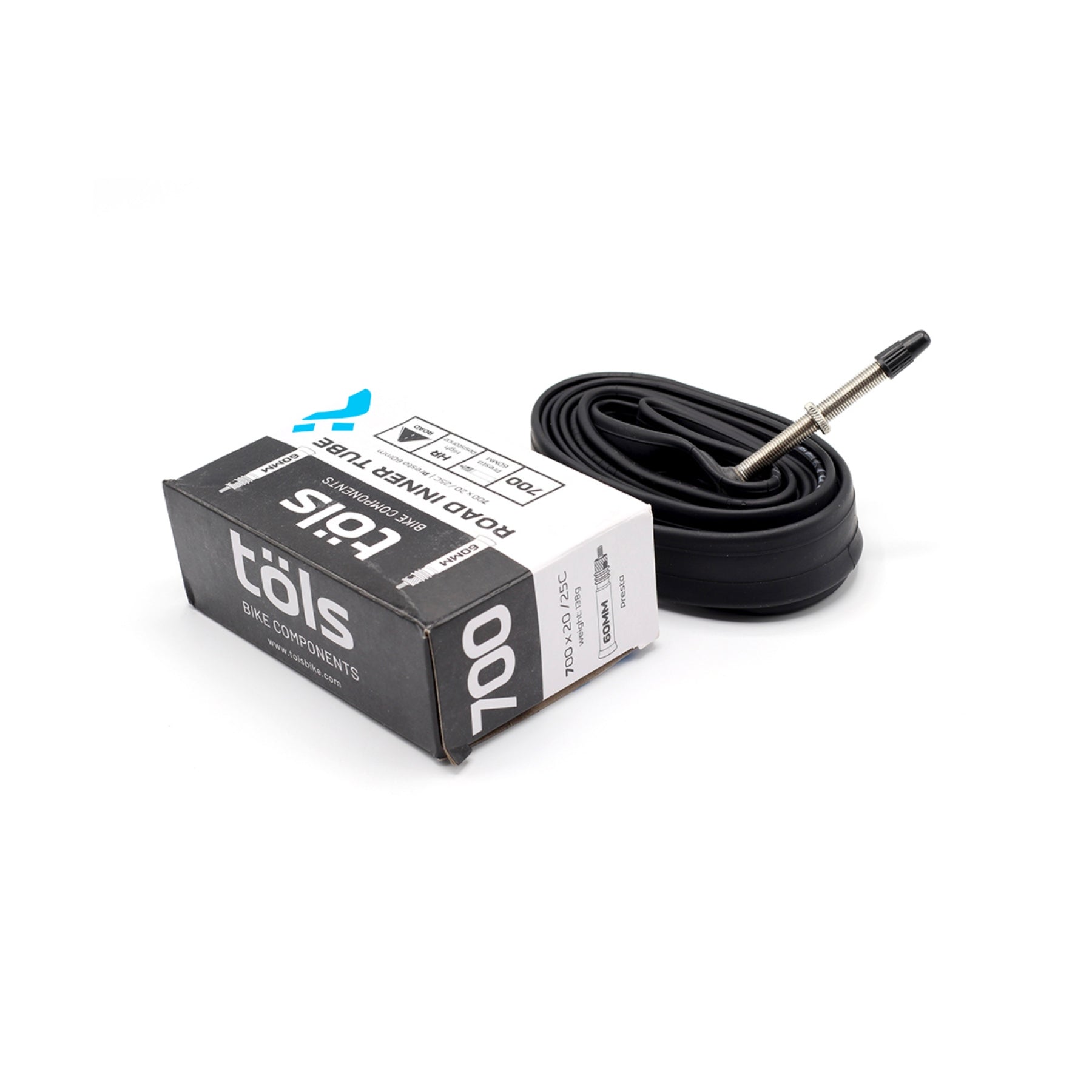 Cámara Töls Road Inner Tube 700x20/25 Presta 60mm