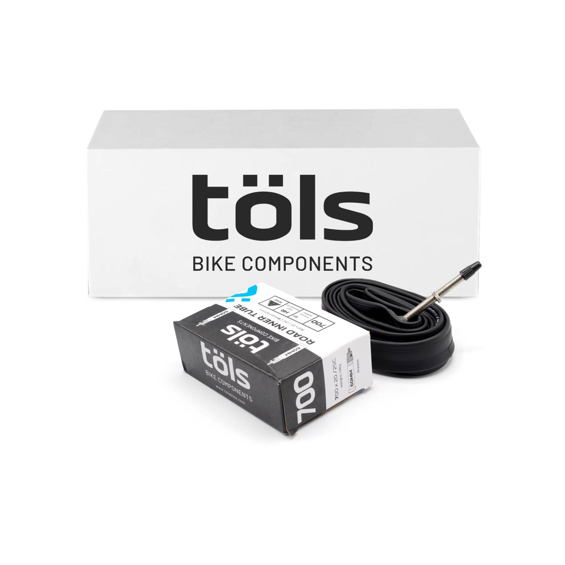 Cámara Töls Road Inner Tube 700x20/25 Presta 60 mm