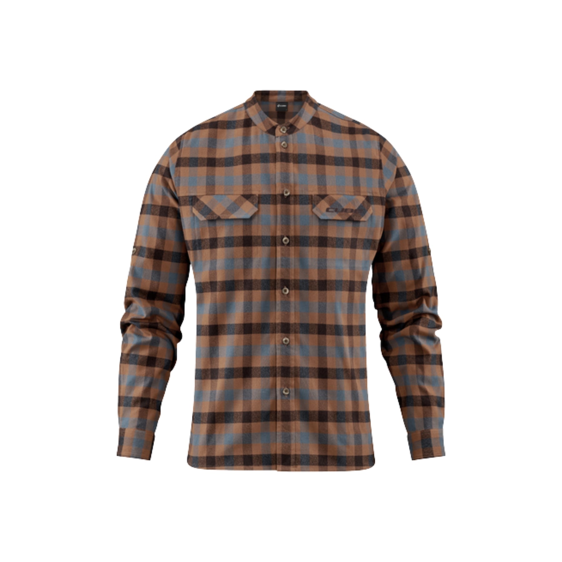 Camisa CUBE WORK De Manga Larga Brown Blue