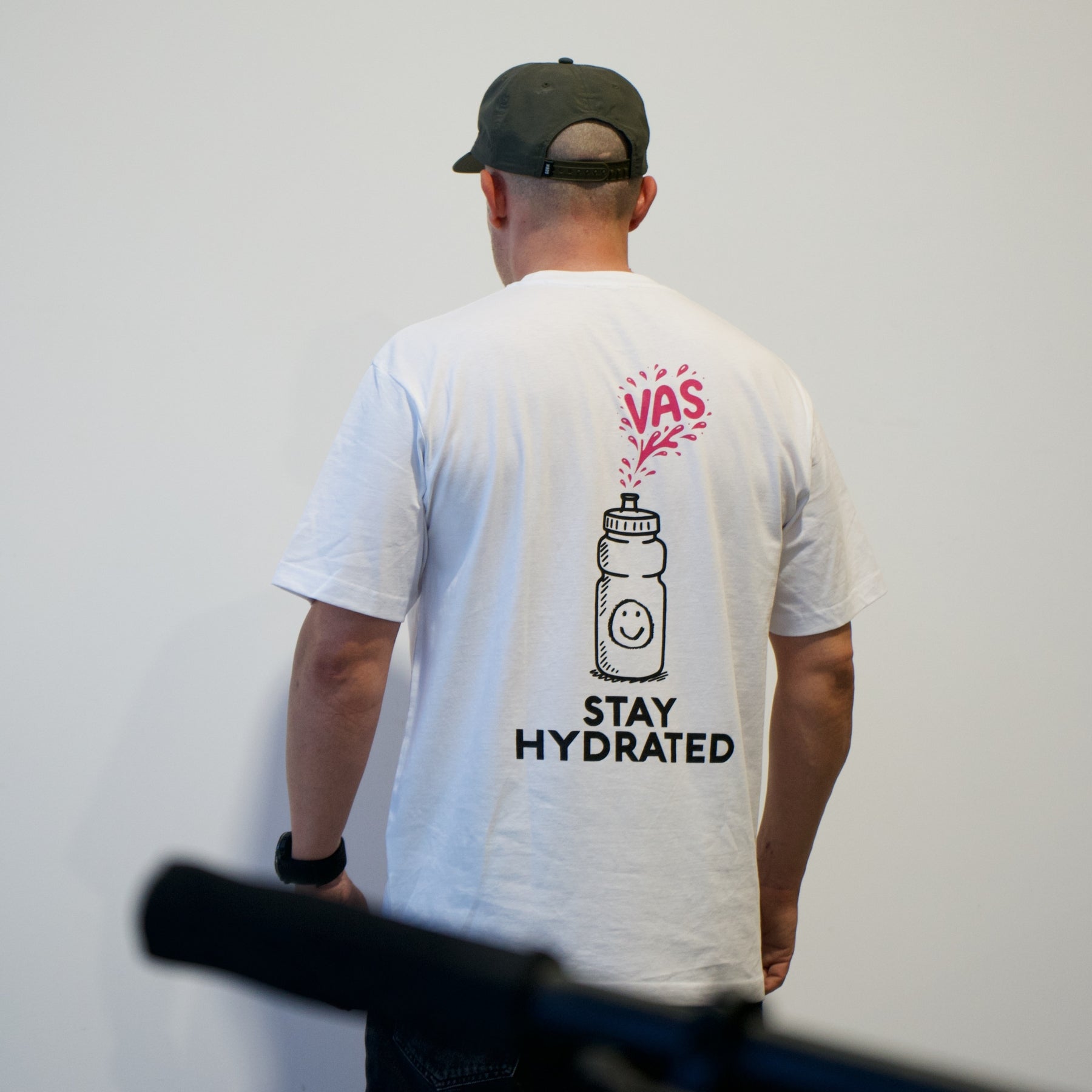Camiseta Casual Oversize VAS Cycling B. White