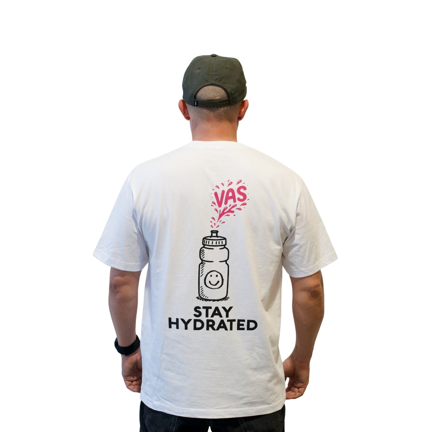 Camiseta Casual Oversize VAS Cycling Back White