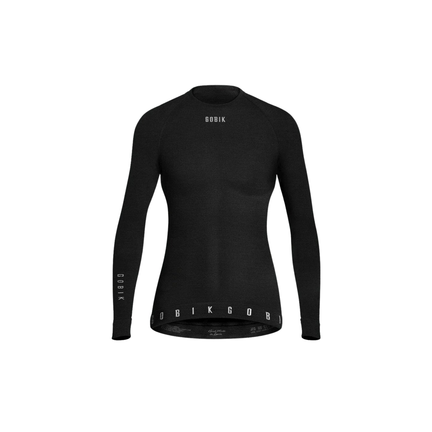 Camiseta Interior Manga Larga Winter Merino Mujer Black