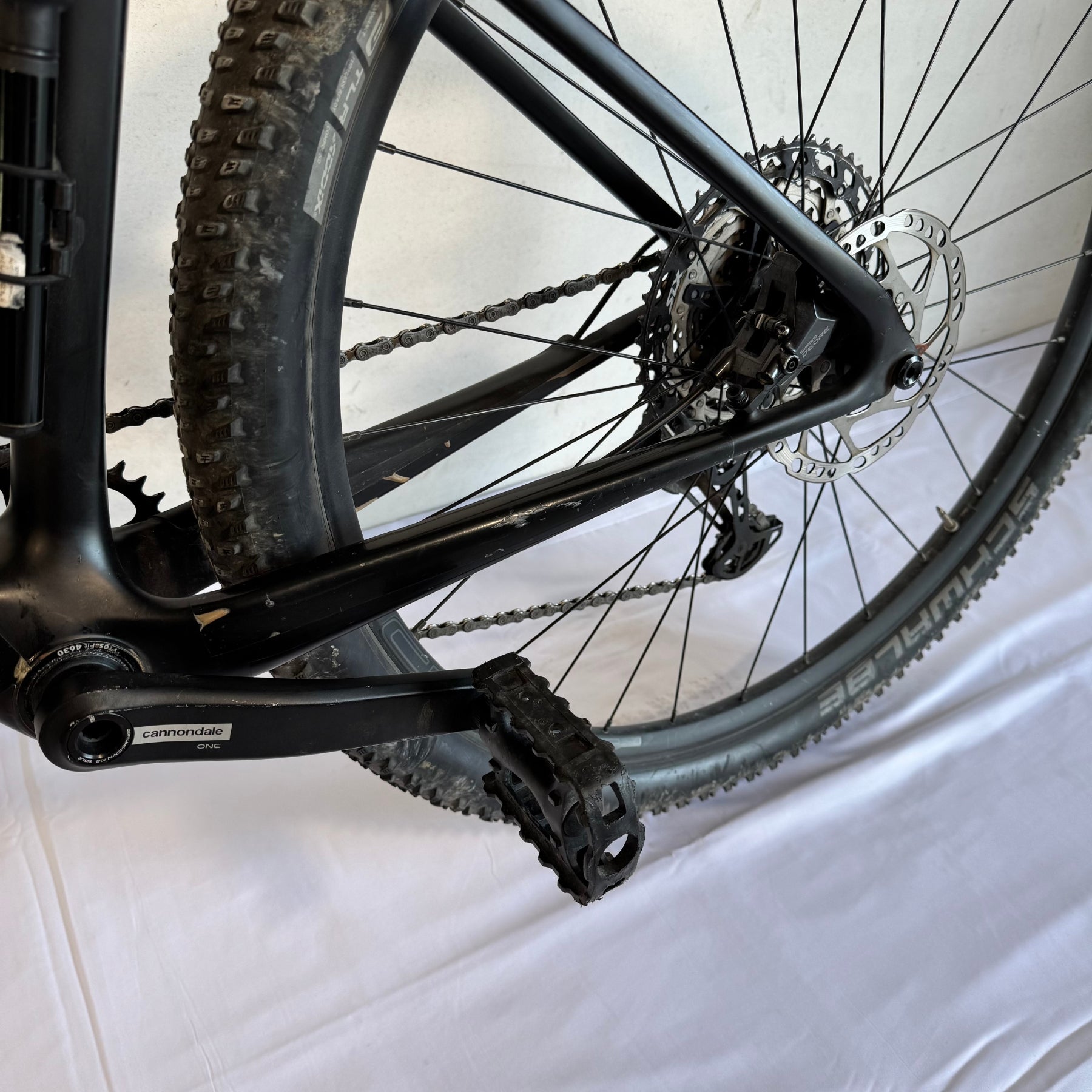 Cannondale Scalpel HT Carbon 3 Black L TD10429 Detalle Vaina Izquierda
