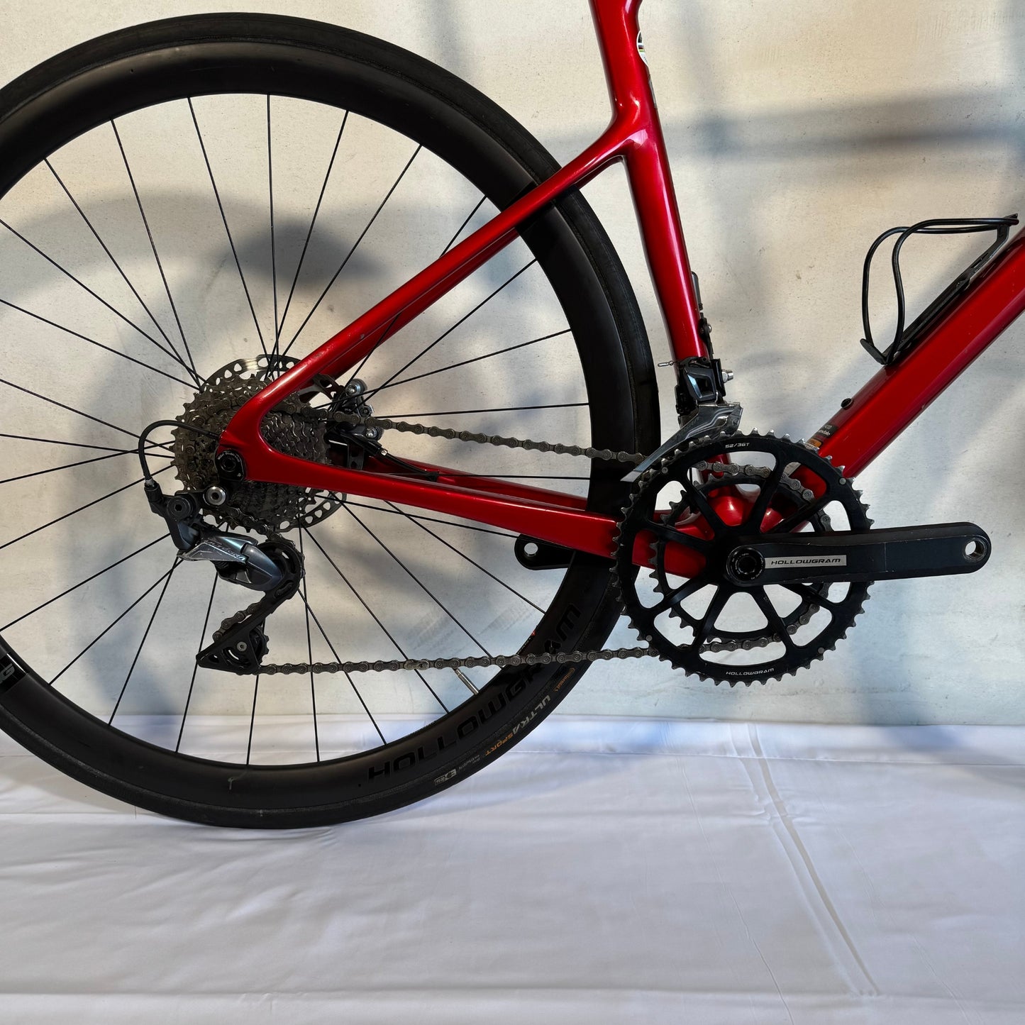 Cannondale Supersix EVO Hi-MOD Disc Ultegra Candy Red 51 TC90127 Detalle Grupo